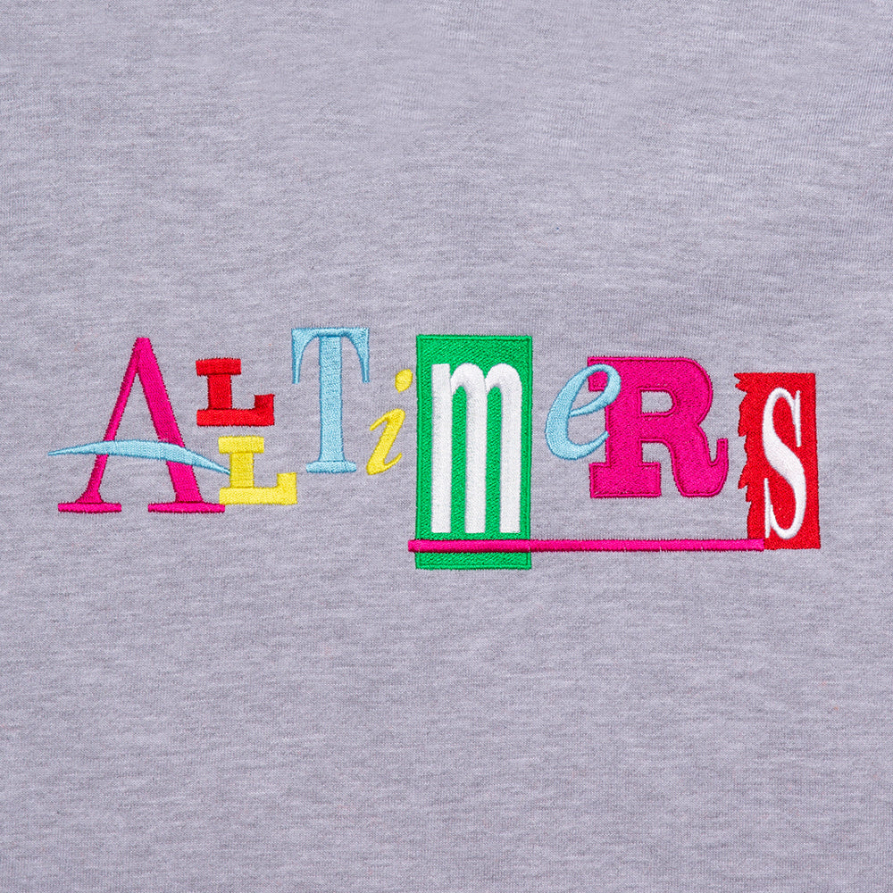 ALLTIMERS - Embroidered Sin Good Hoody "Heather Grey"