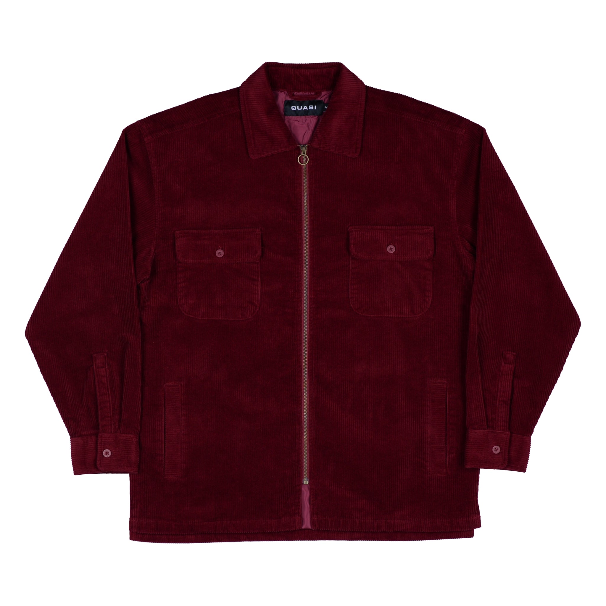 QUASI - Corduroy Shirt Jacket "Burgundy"