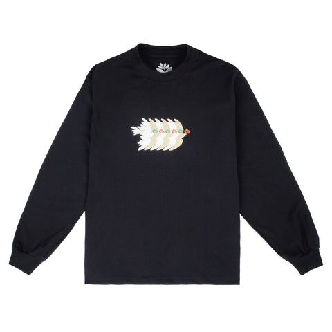 MAGENTA SKATEBOARDS - DOVES L/S TEE "Black"