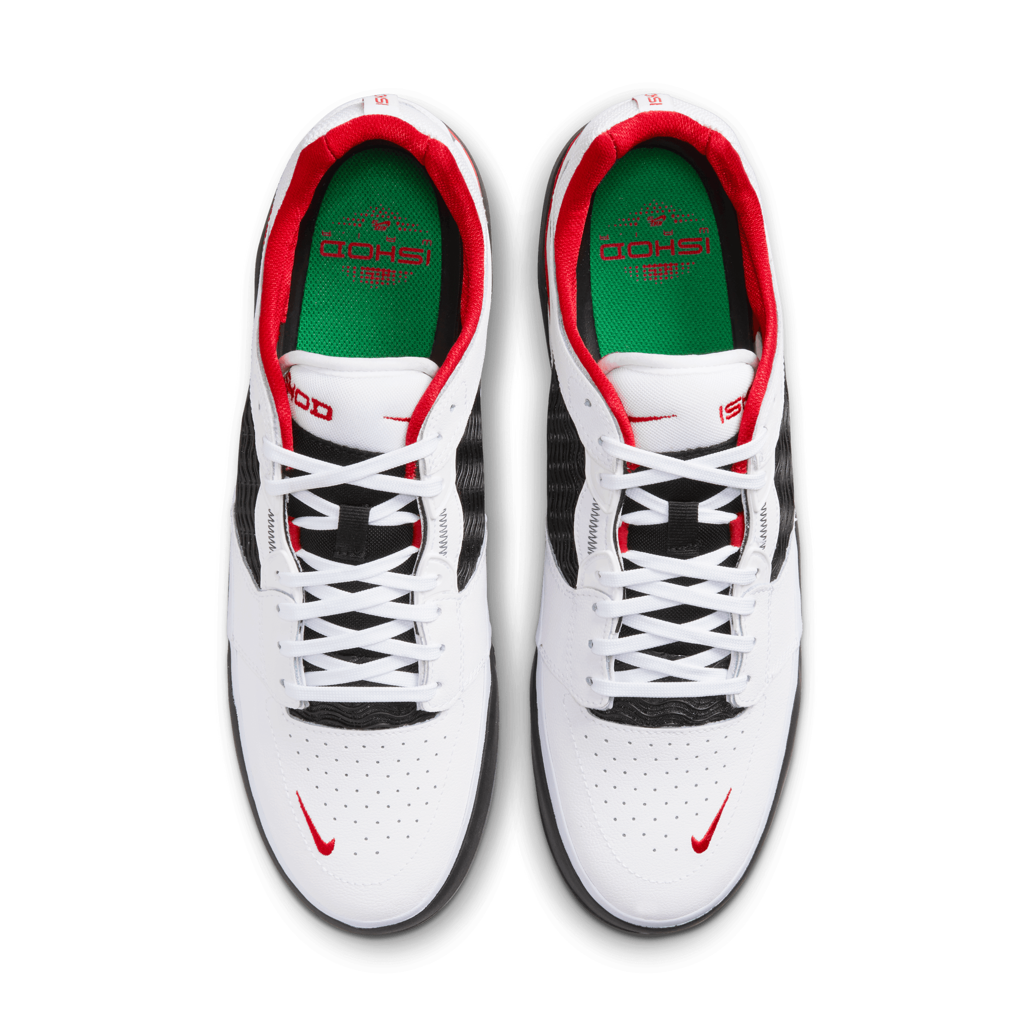 Nike air 2025 white black red