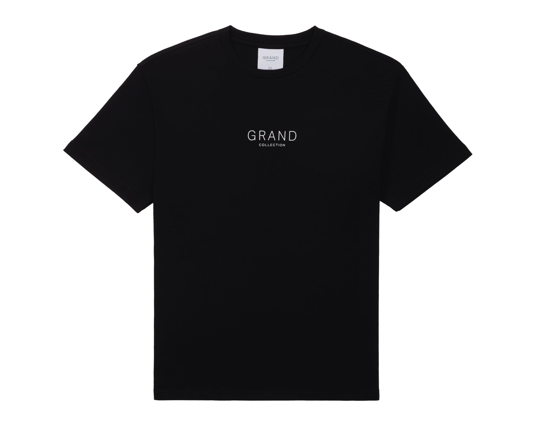 GRAND COLLECTION - Classic Logo Tee "Black"