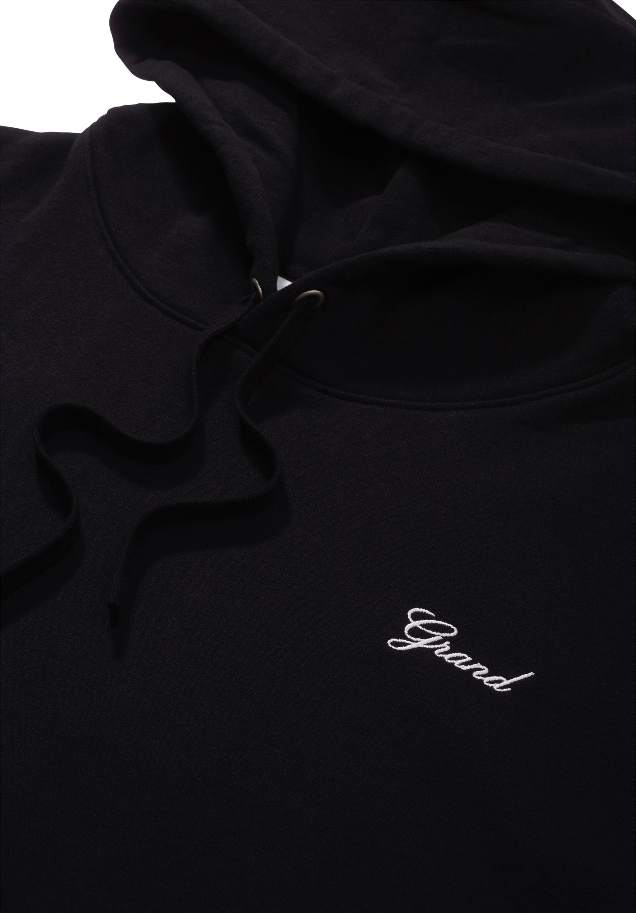 GRAND COLLECTION - Script Hoodie "Black"