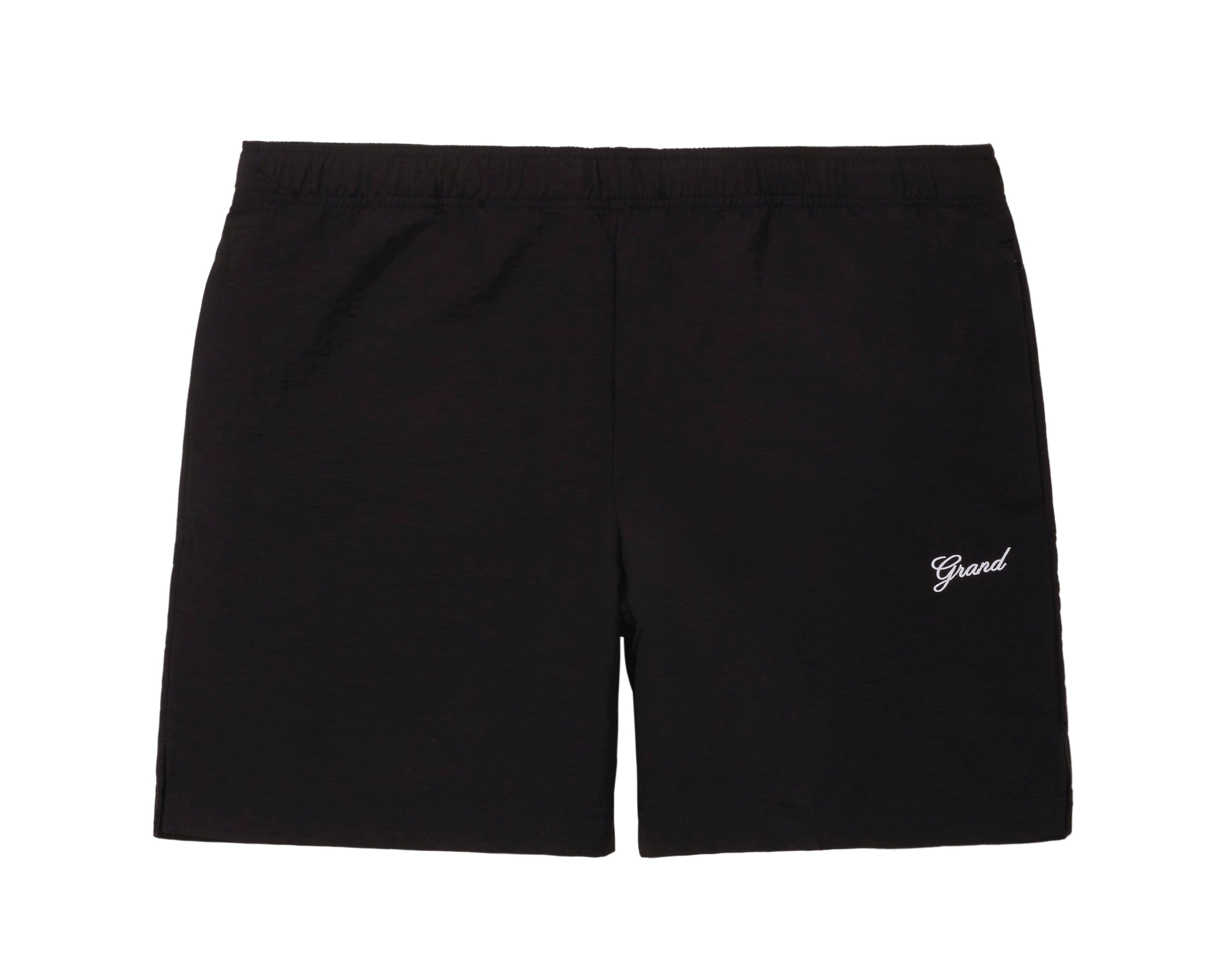 GRAND COLLECTION - Nylon Track Short "Black"