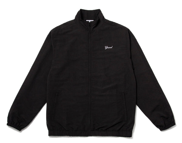 GRAND COLLECTION - Nylon Track Jacket "Black"