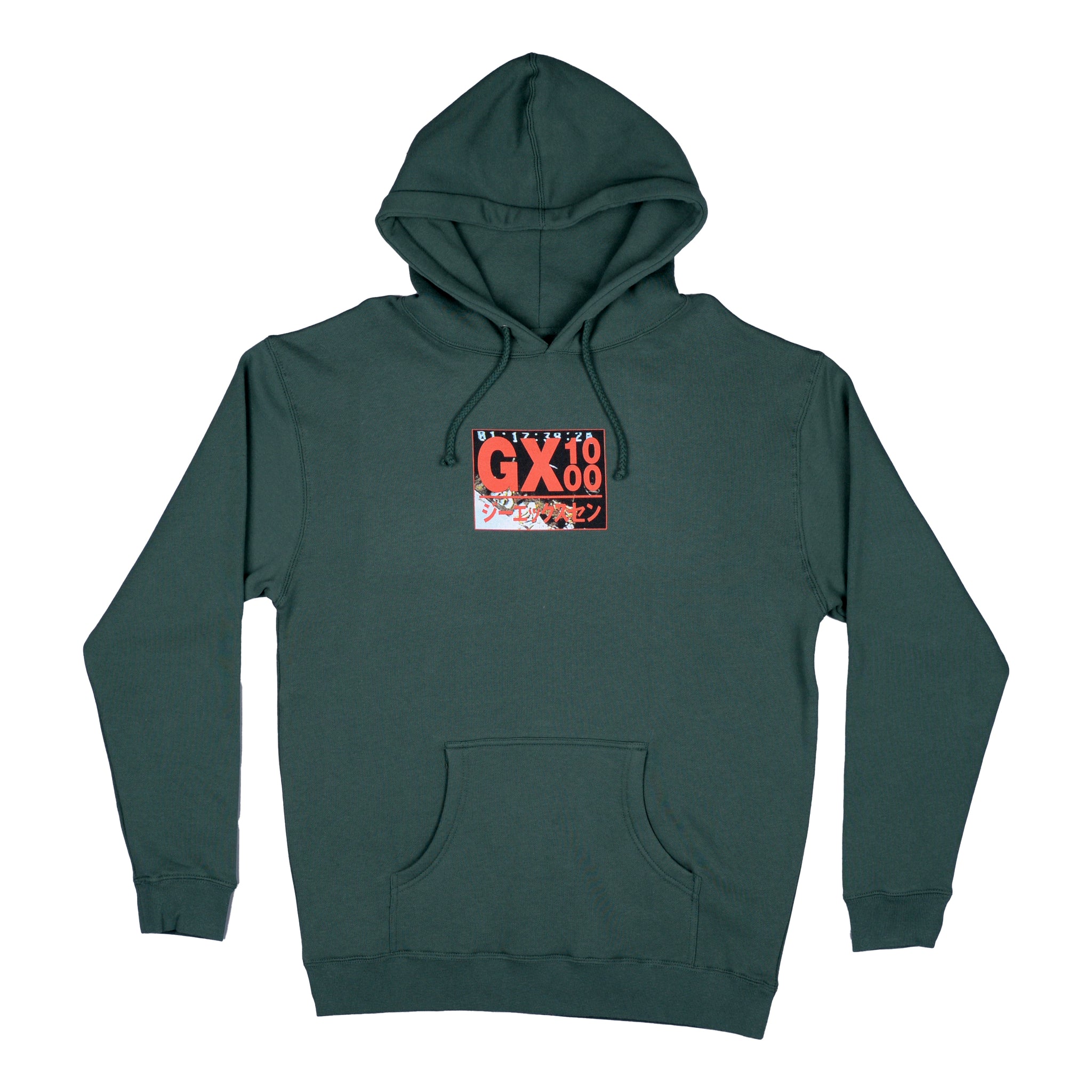 GX1000 - HORROR HOODIE "Alpine Green"