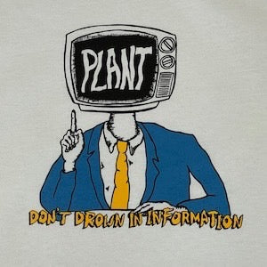 PLANT GRIP - "TELEVISION"  Long Sleeve T Shirts