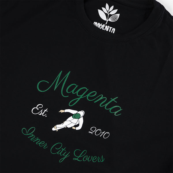 MAGENTA SKATEBOARDS - INNER CITY LOVERS TEE "Black"