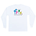 FROG SKATEBOARDS -  Frog Man Logo Pigment Dyed L/S Tee "White"