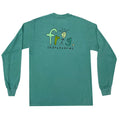 FROG SKATEBOARDS -  Frog Man Logo Pigment Dyed L/S Tee "Grass Green"