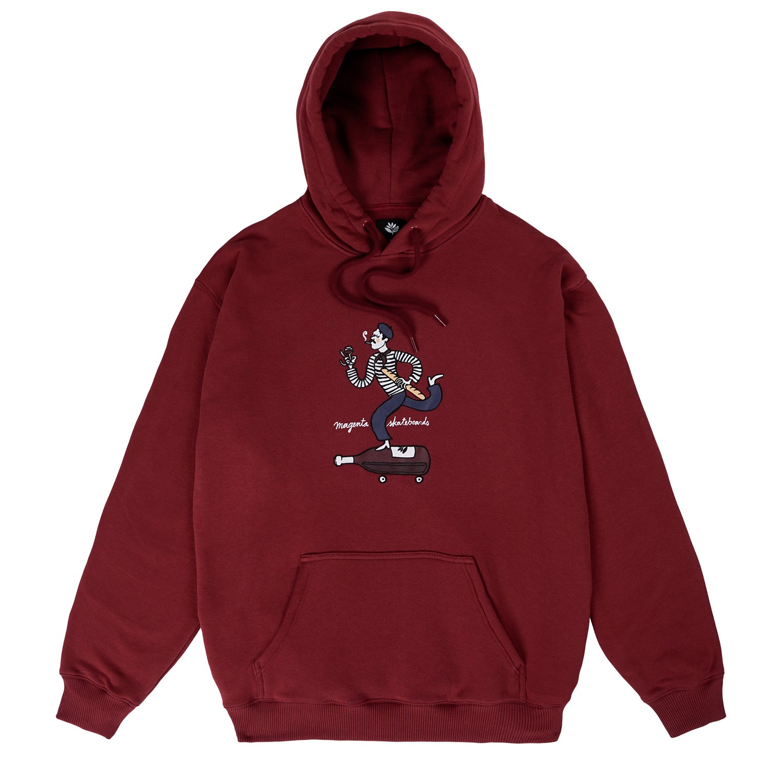 MAGENTA SKATEBOARDS - Le French Hoodie "Burgundy"