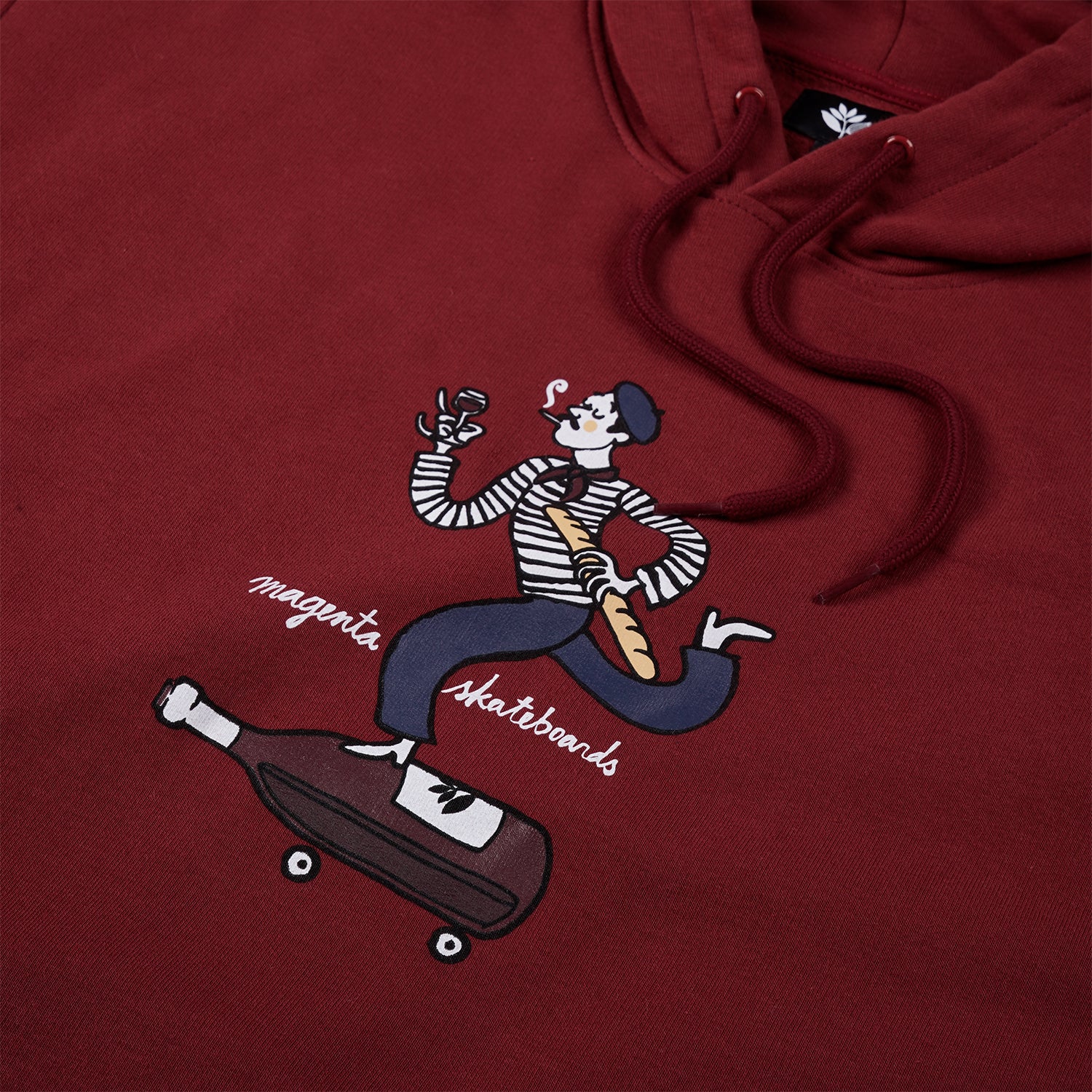MAGENTA SKATEBOARDS - Le French Hoodie "Burgundy"