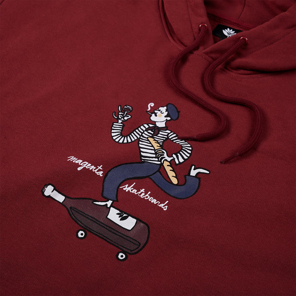 MAGENTA SKATEBOARDS - Le French Hoodie "Burgundy"