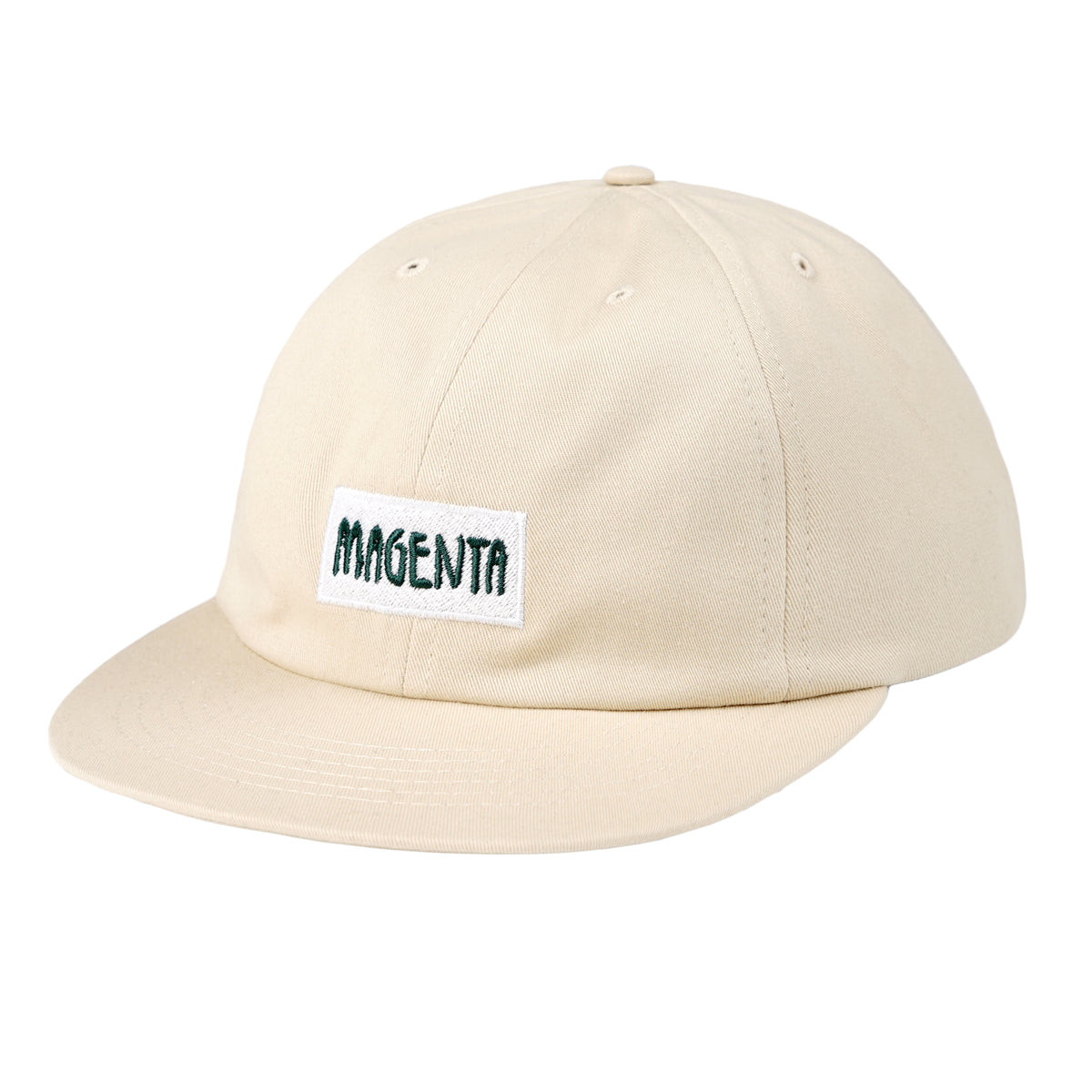 MAGENTA SKATEBOARDS - OG Script 6P Hat "Beige"