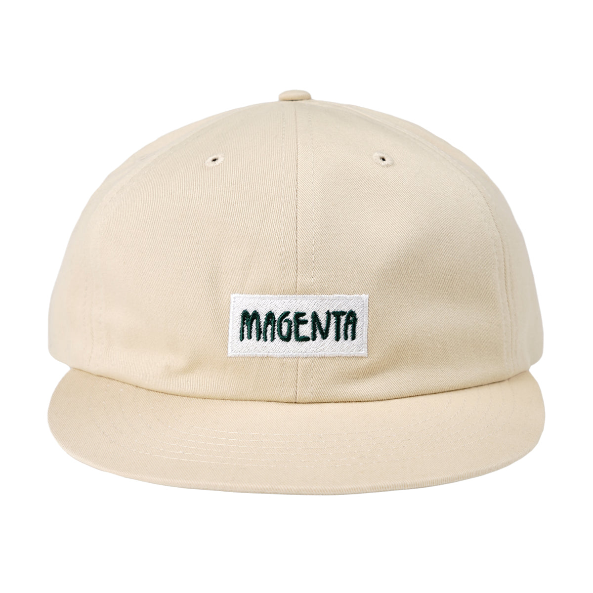 MAGENTA SKATEBOARDS - OG Script 6P Hat "Beige"