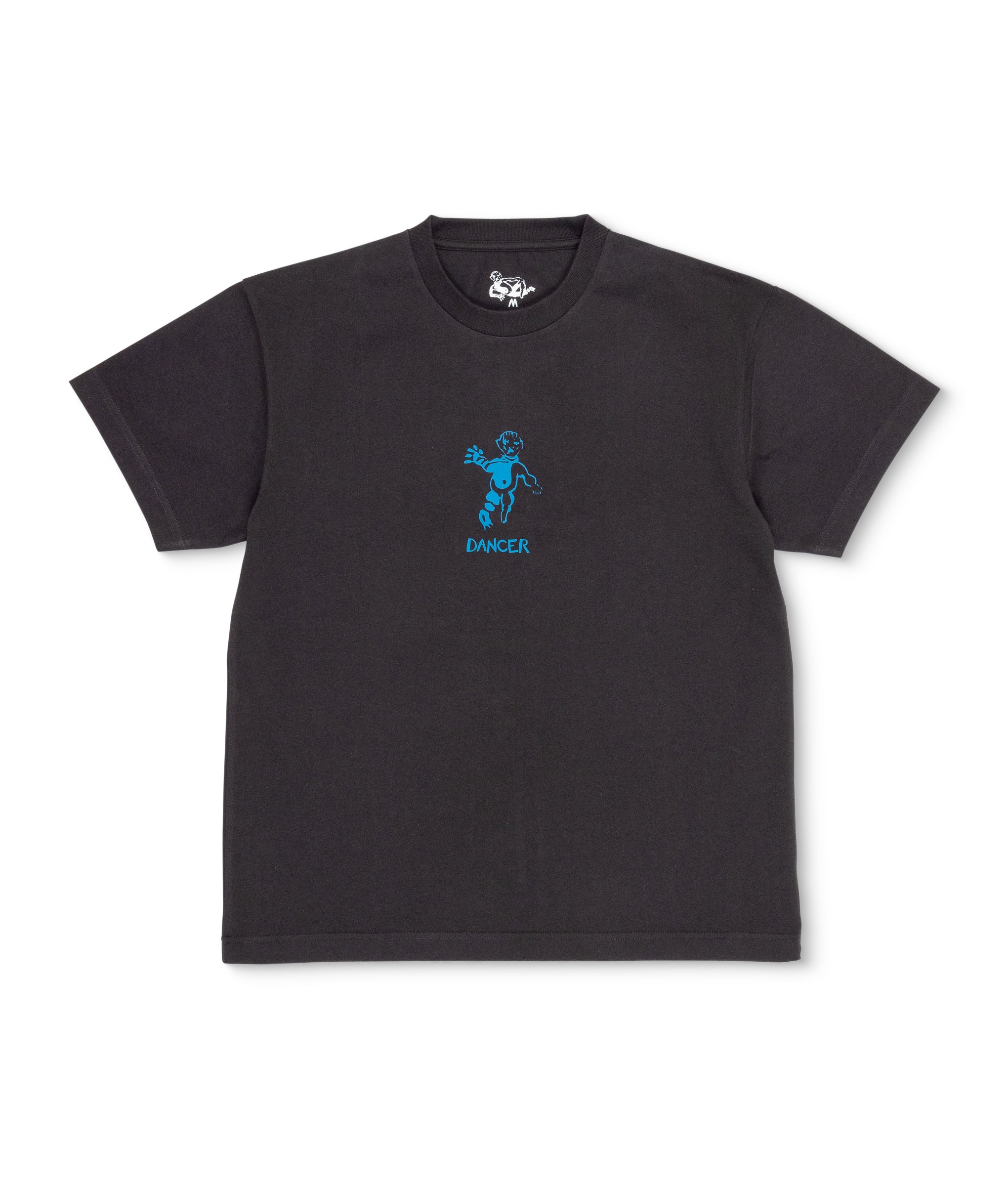 DANCER - OG Logo Tee "Charcoal w/ Blue"