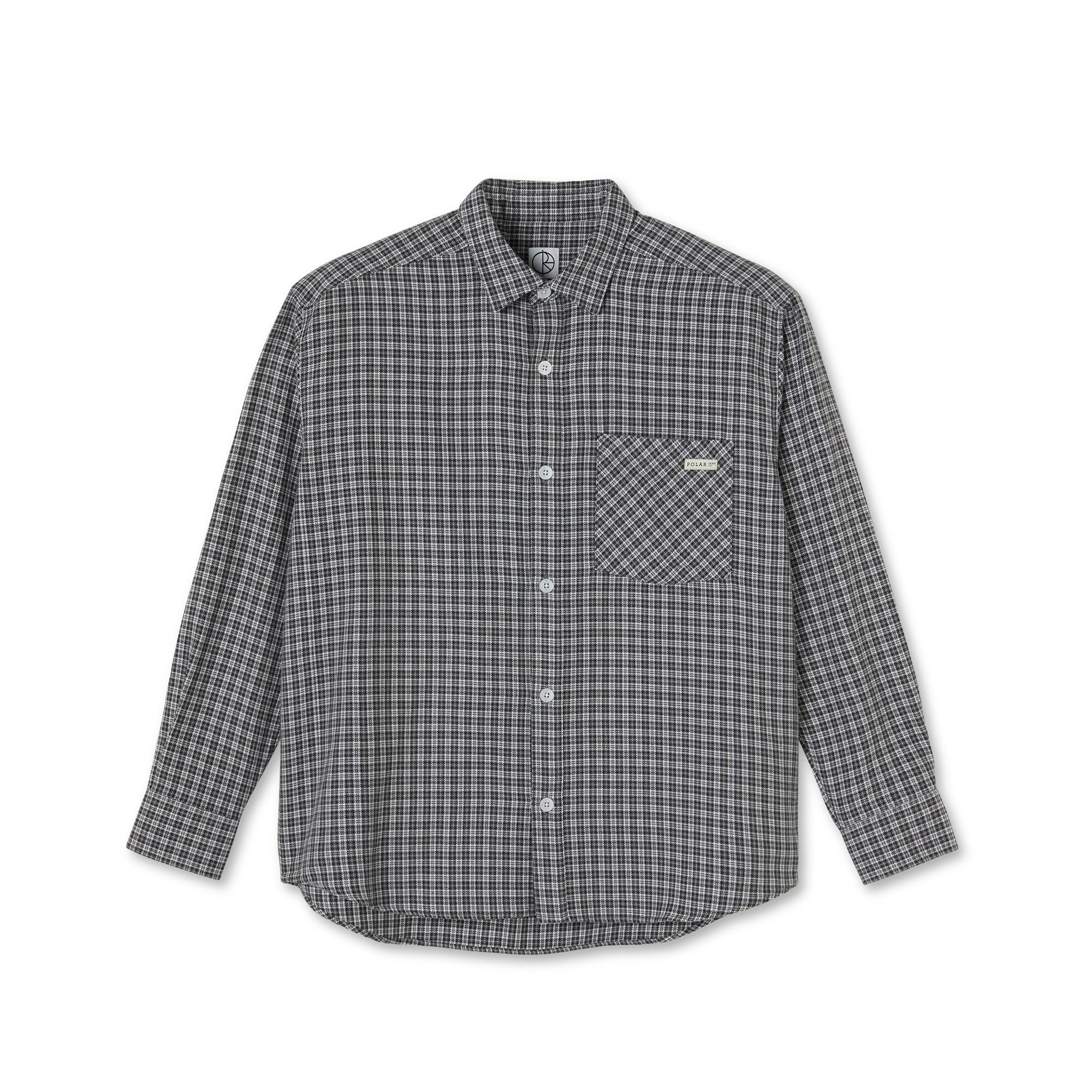 POLAR - Mitchell Flannel Longsleeve Shirt "Grey"
