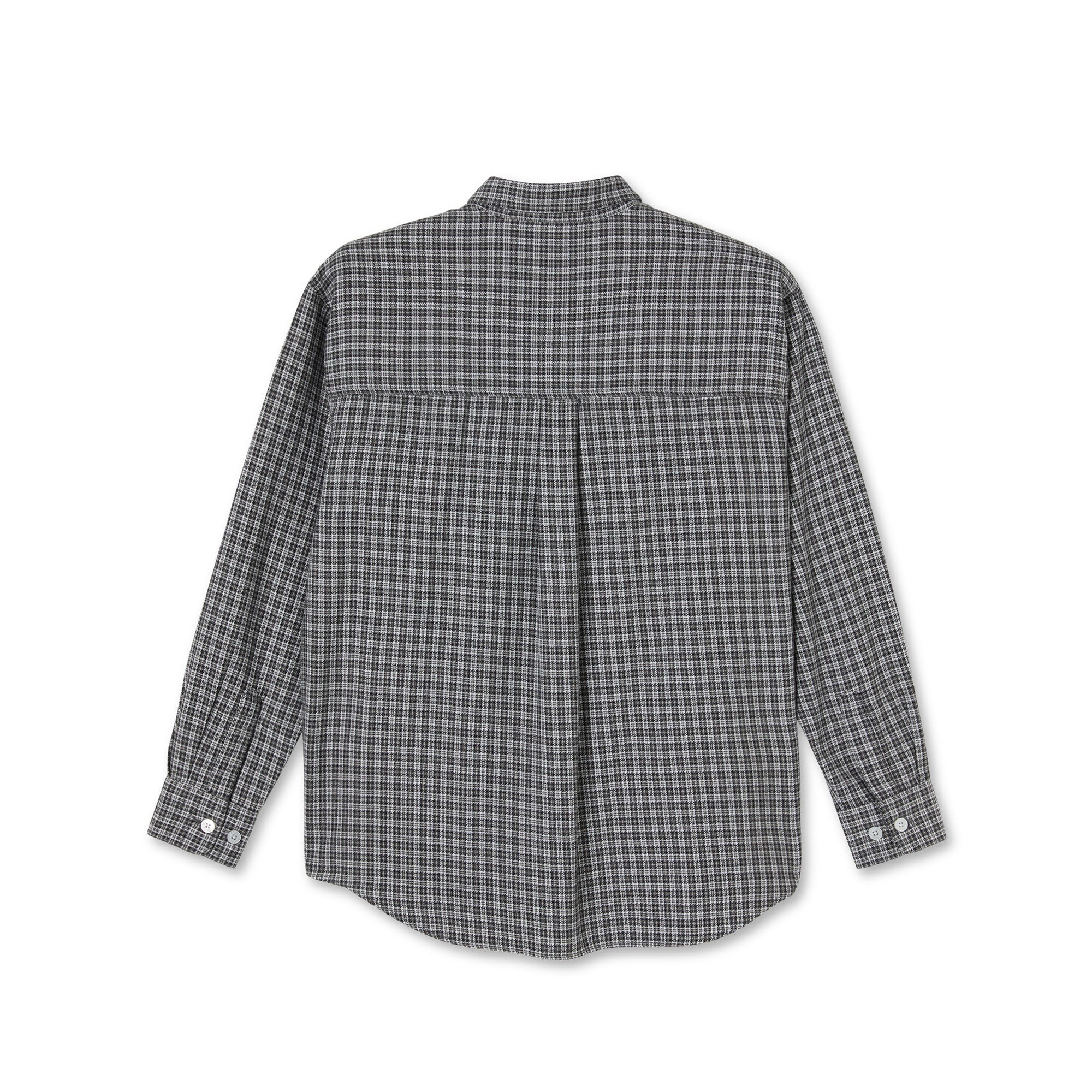 POLAR - Mitchell Flannel Longsleeve Shirt "Grey"