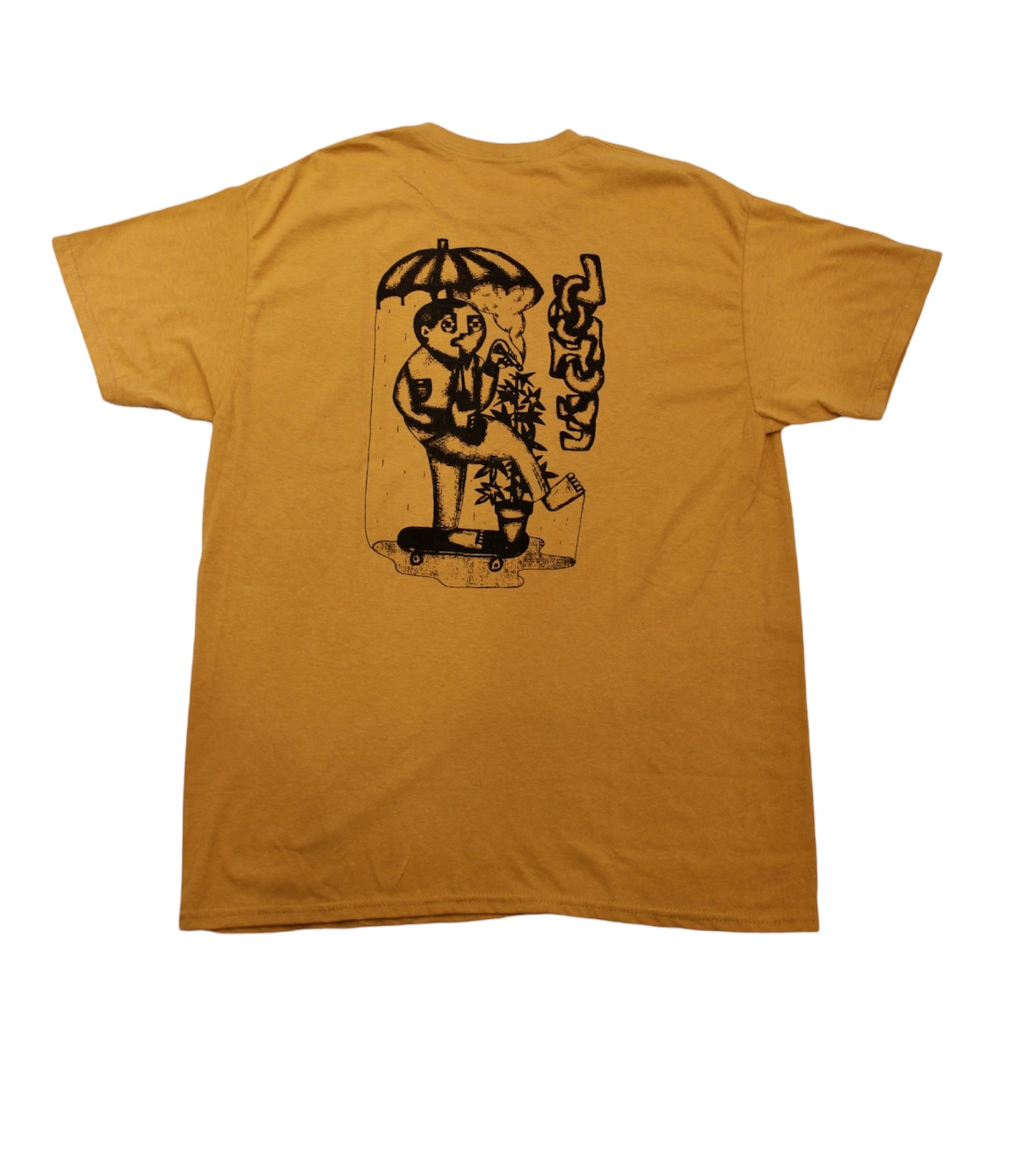 LOOPHOLE WHEELS - Hiroki Tee "OLD GOLD"