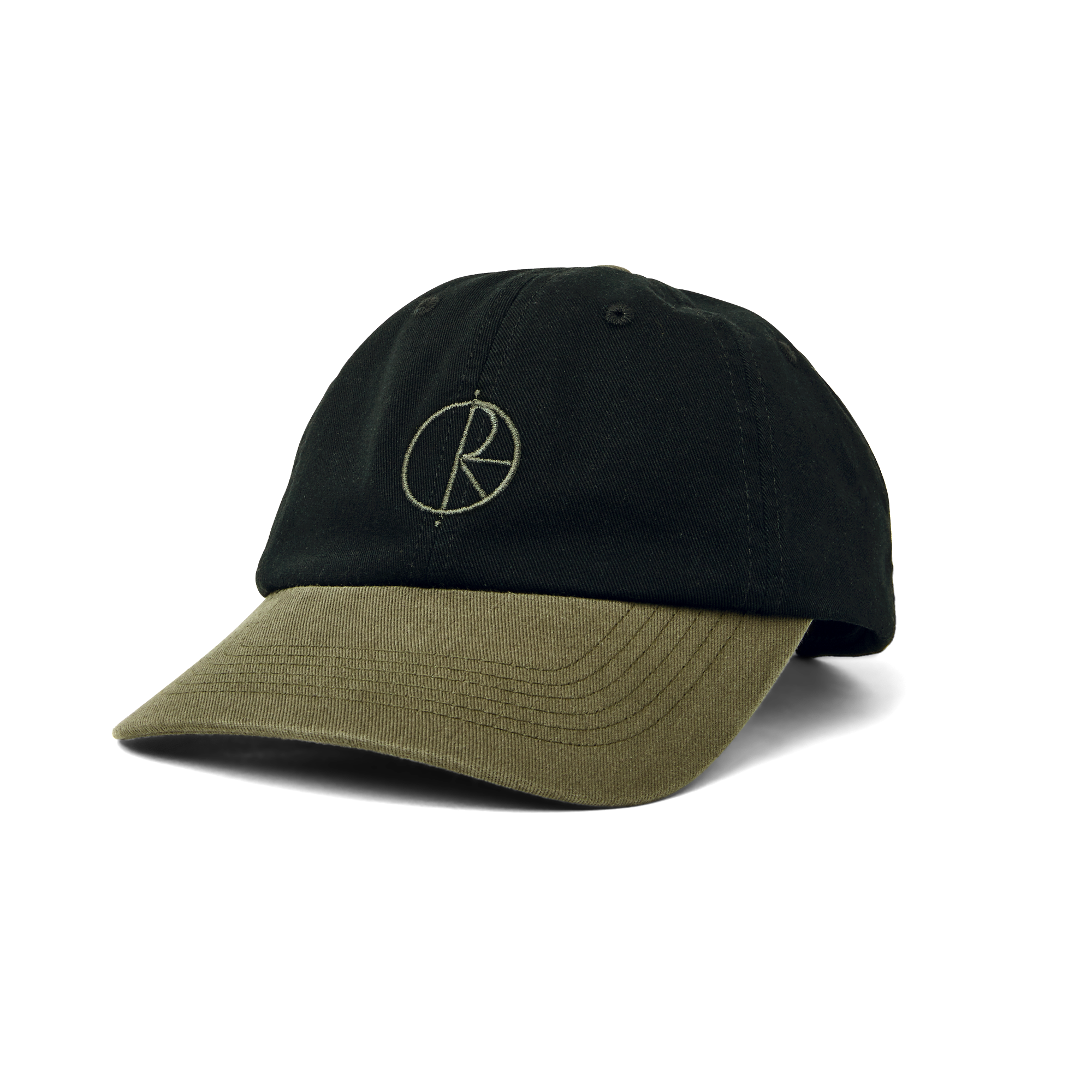 POLAR - Duo Stroke Logo Cap "Black/Army Green"