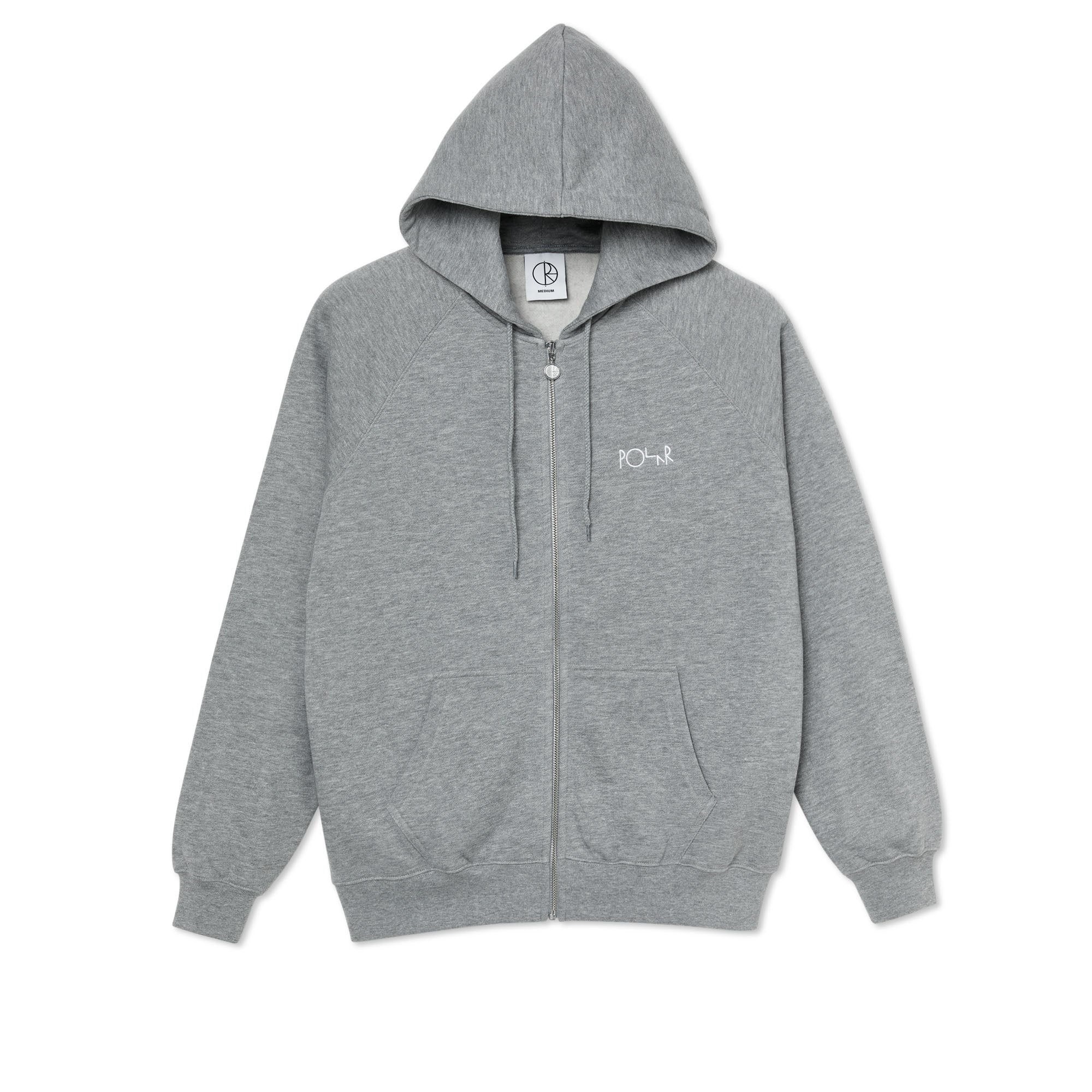 POLAR - Default Zip Hoodie "Heather Grey"