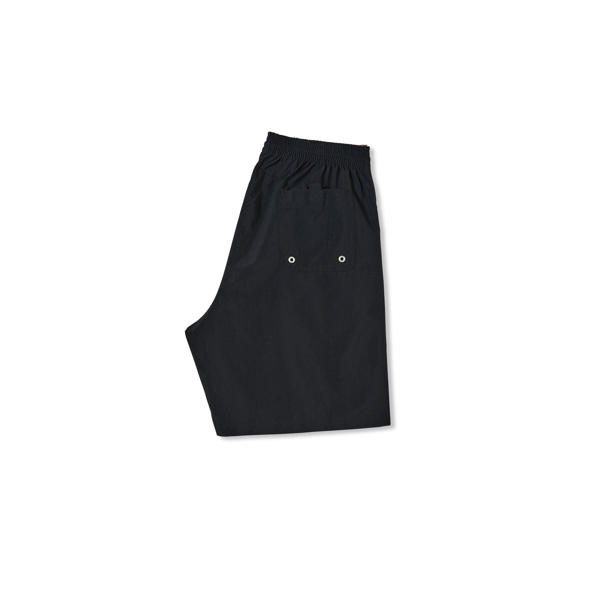 POLAR - Square Stripe City / Swim Shorts "Black / Brown"