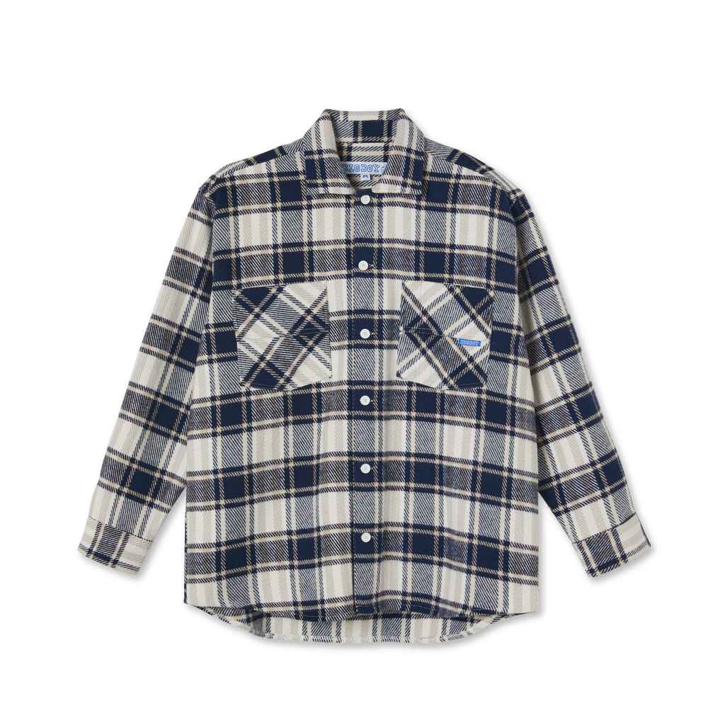 POLAR - 'Big Boy Flannel Shirt "Navy"