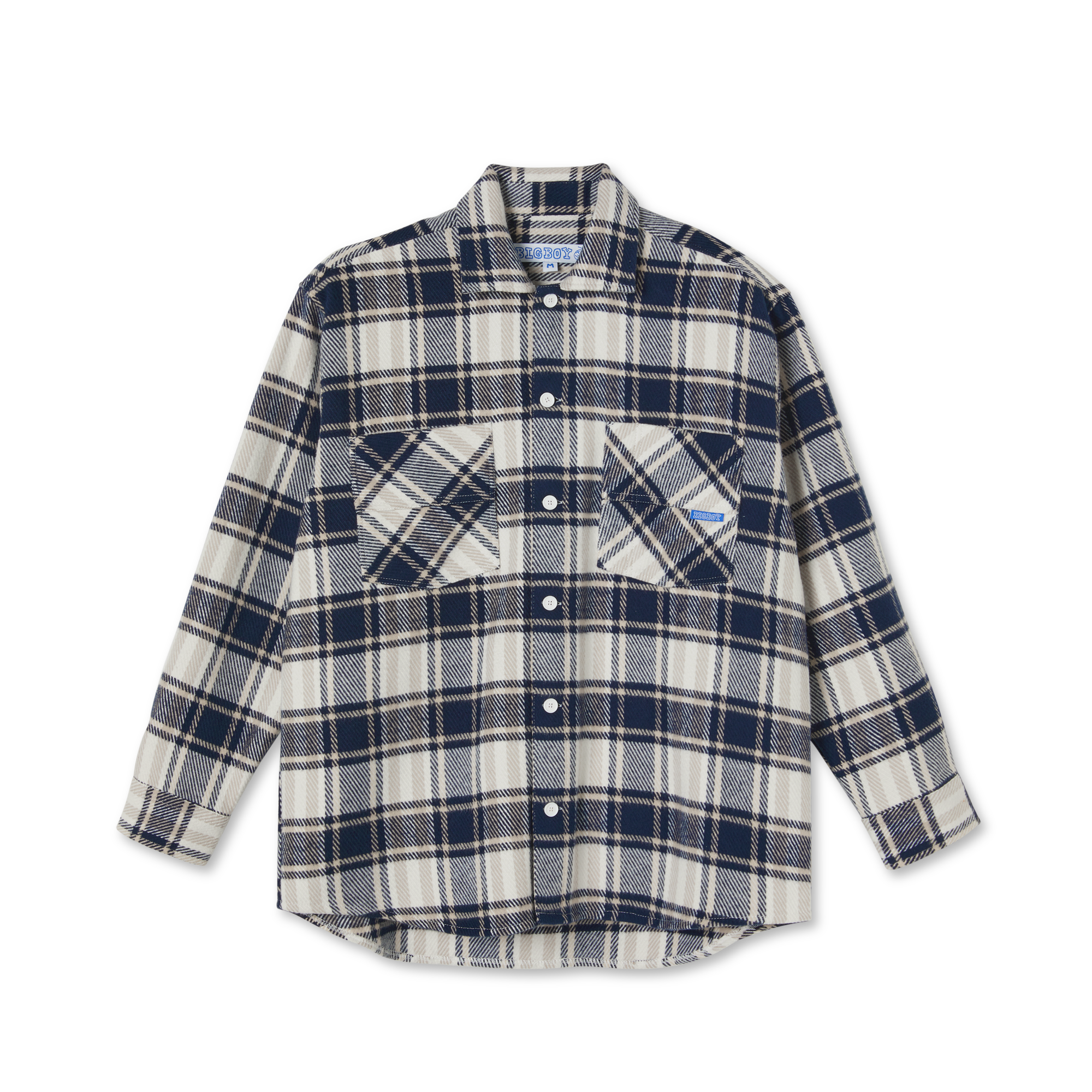 POLAR - 'Big Boy Flannel Shirt "Navy"