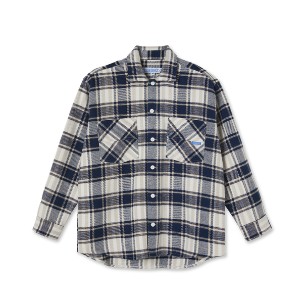 POLAR - 'Big Boy Flannel Shirt "Navy"
