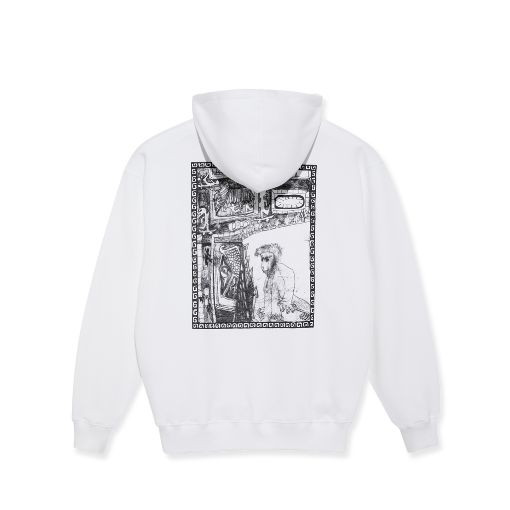 POLAR - Gorilla King Hoodie "White"