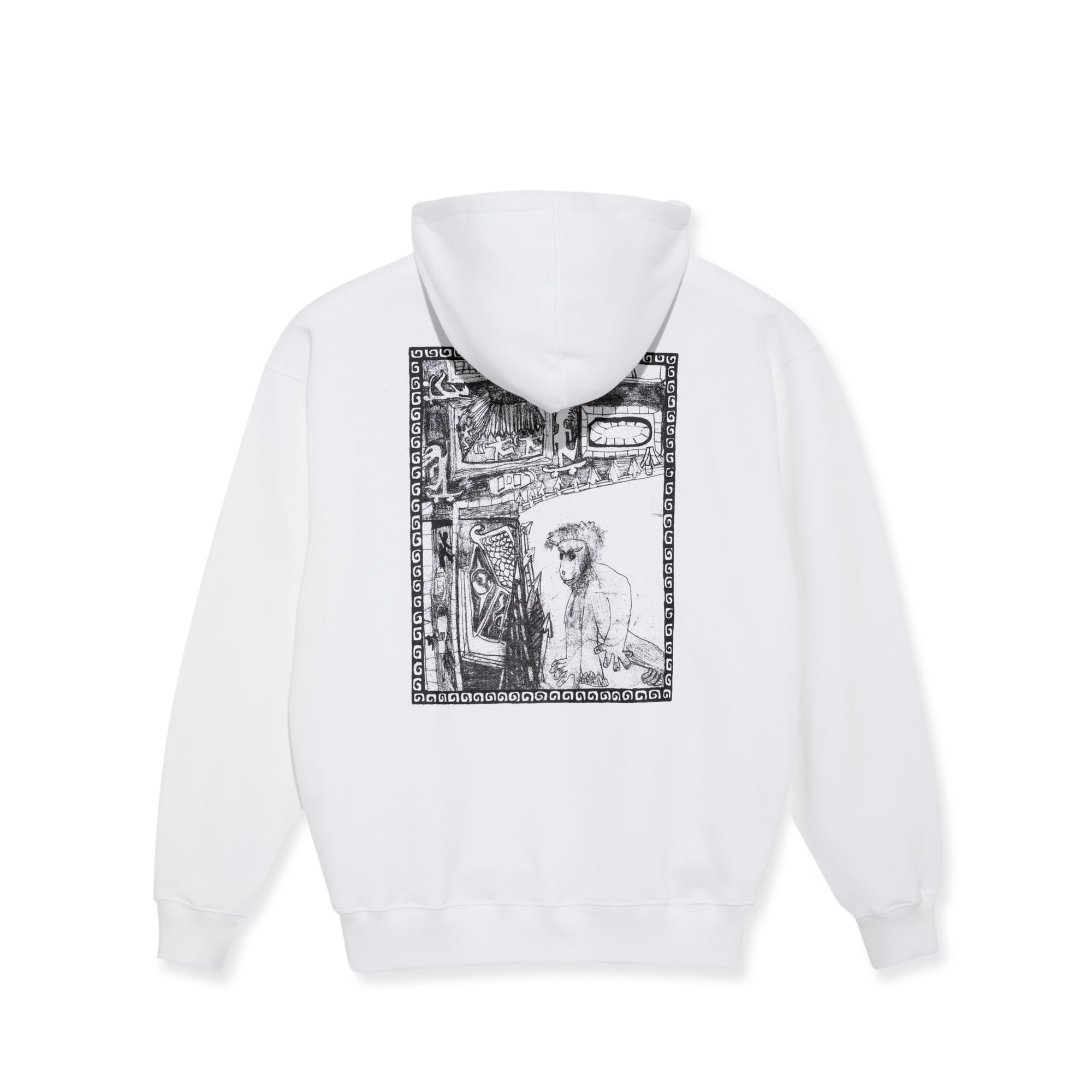 POLAR - Gorilla King Hoodie "White"