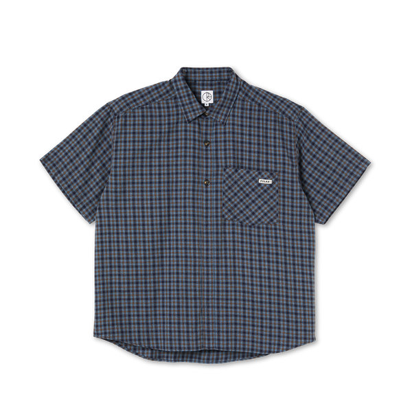 POLAR - Mitchell Flannel Shirt "Blue Brown"