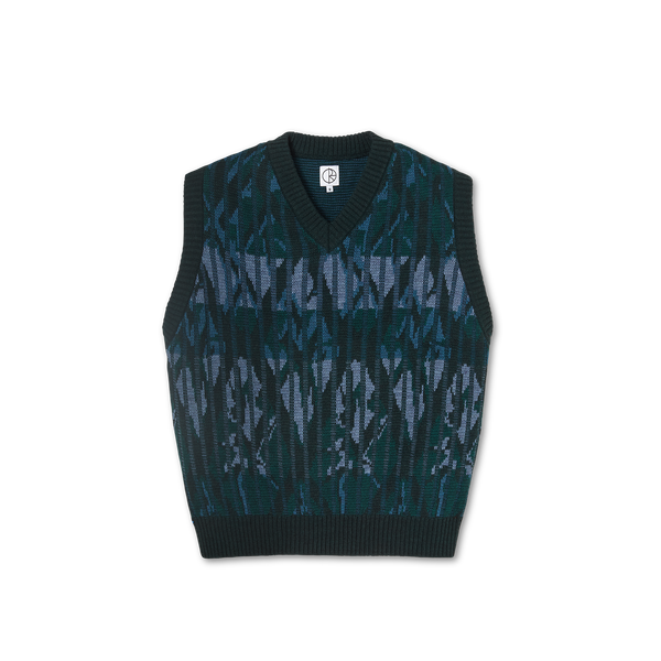 POLAR - Paul Knit Vest "Dark Green"