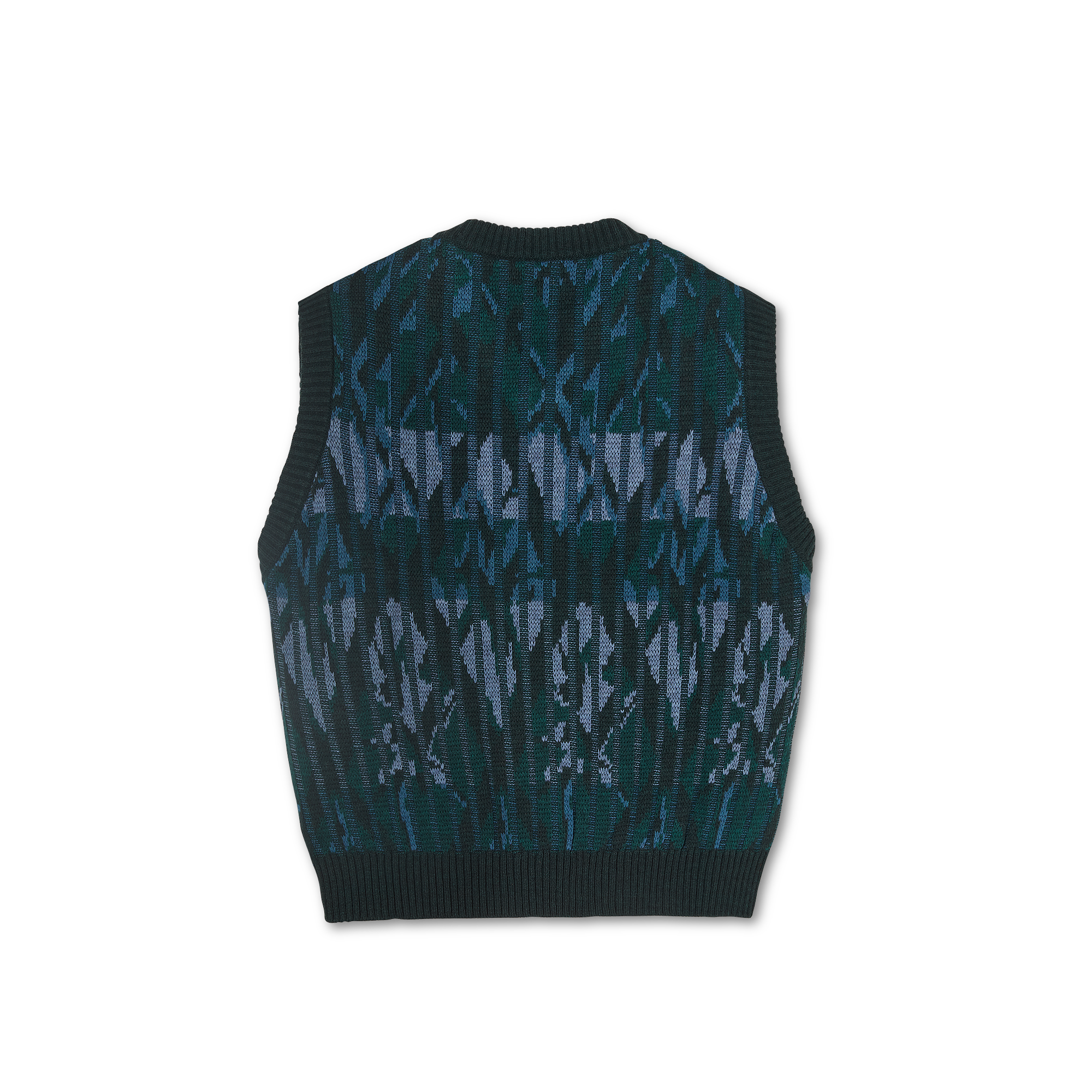 POLAR - Paul Knit Vest "Dark Green"