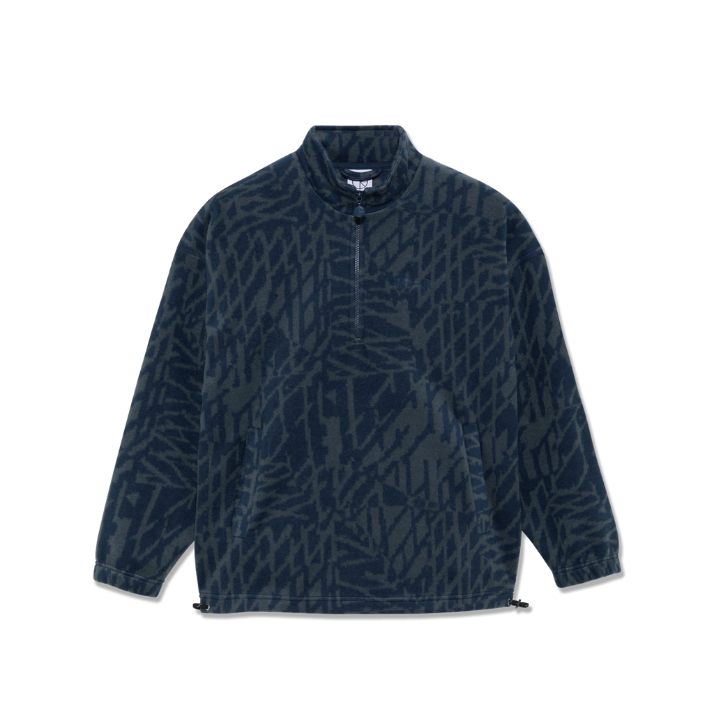 POLAR - TK Fleece Pullovers "Blue/Grey"
