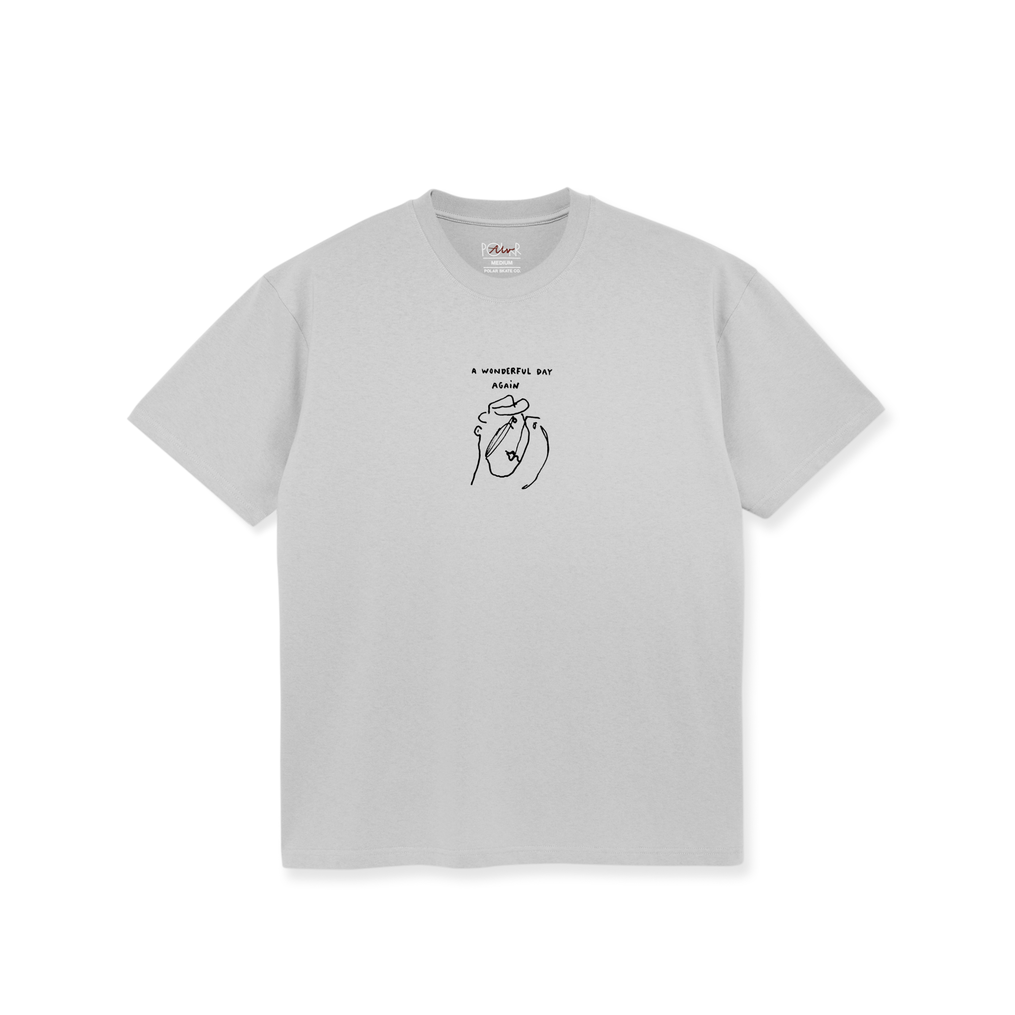 POLAR - Wonderful Day Tee "Silver"
