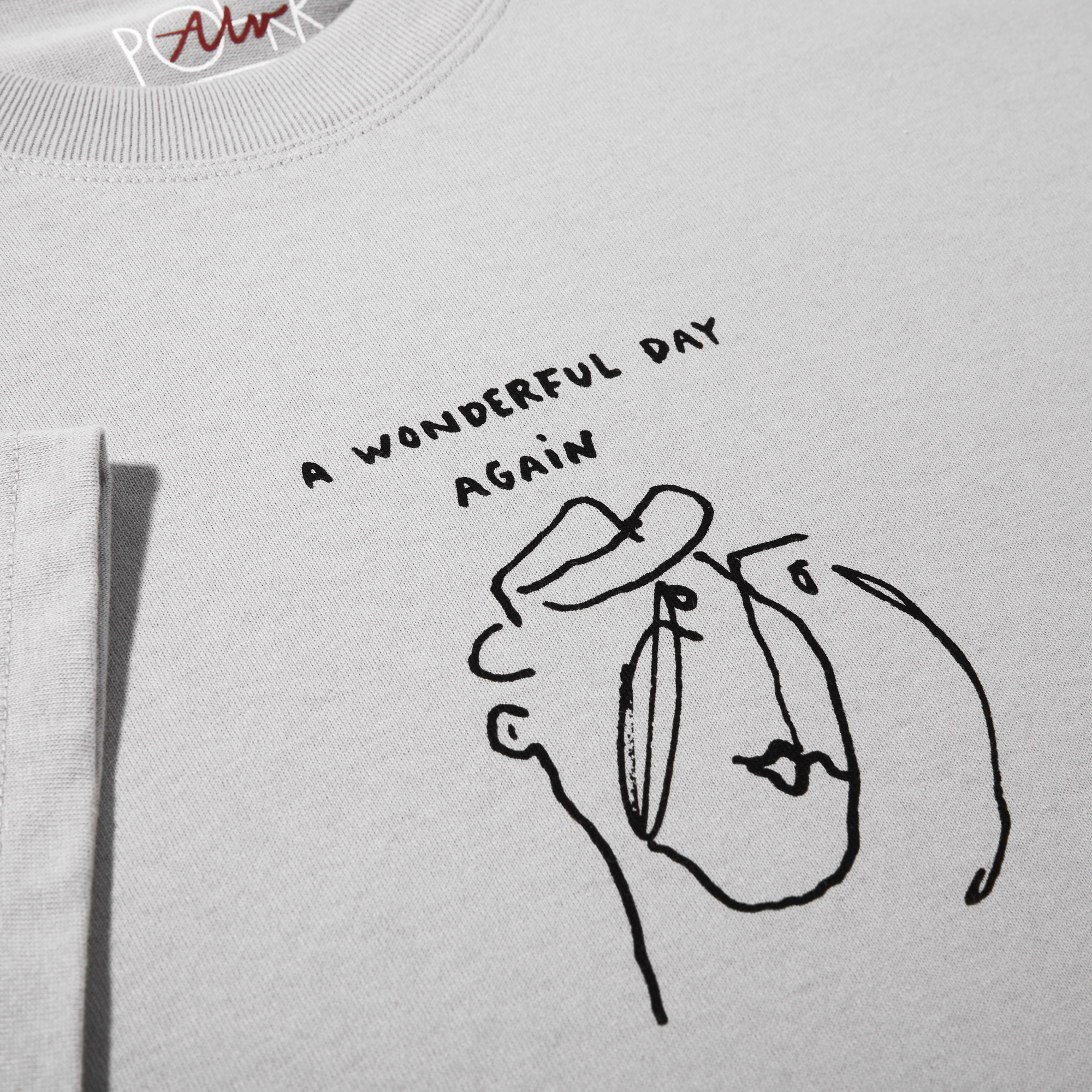 POLAR - Wonderful Day Tee "Silver"