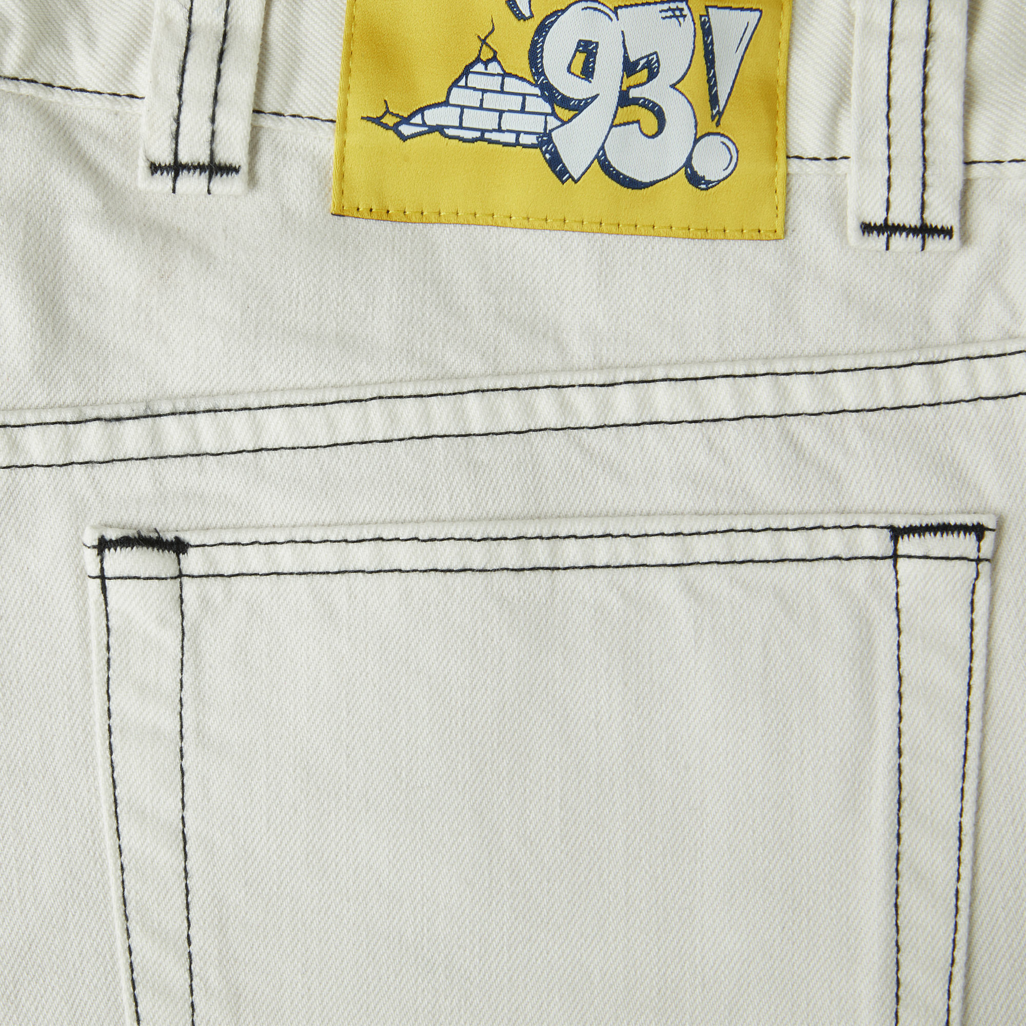 POLAR - 93 Pants "Washed White"