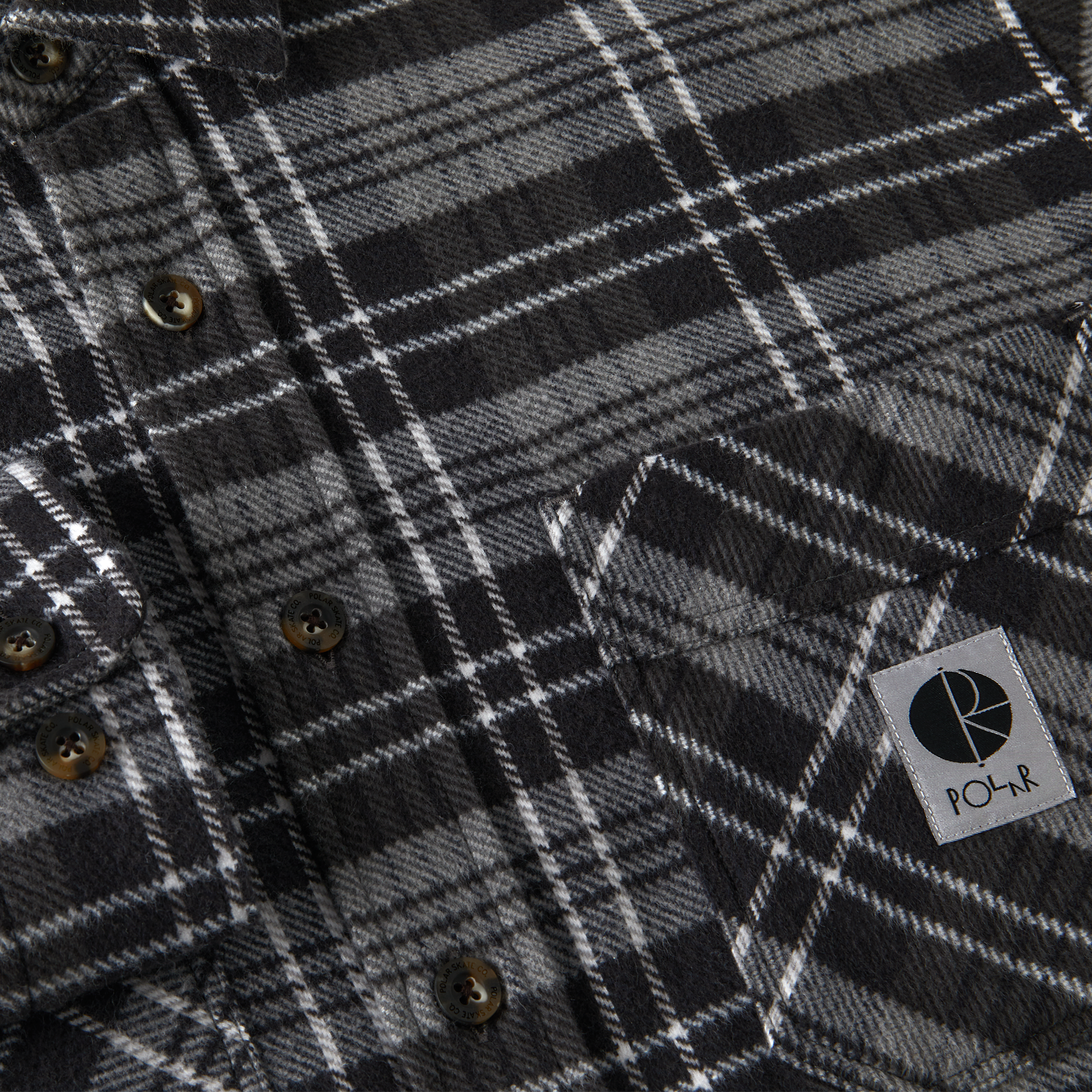POLAR - Flannel Shirt "Graphite"
