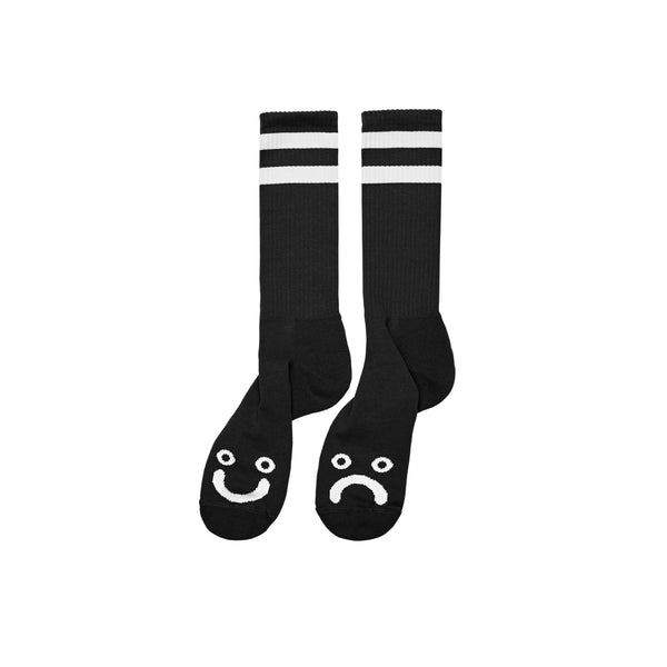 POLAR - Happy Sad Socks - Long "Black"