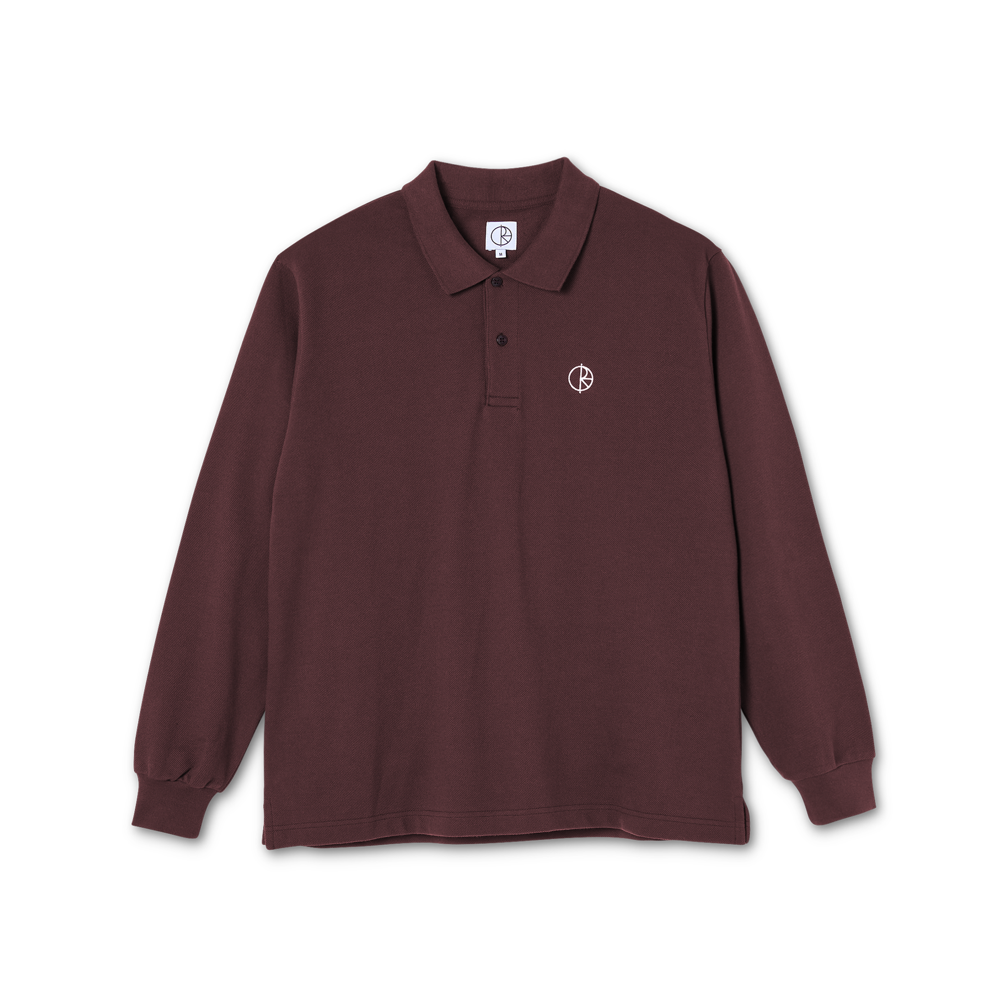 POLAR - Polo Longsleeve "Bordeaux"