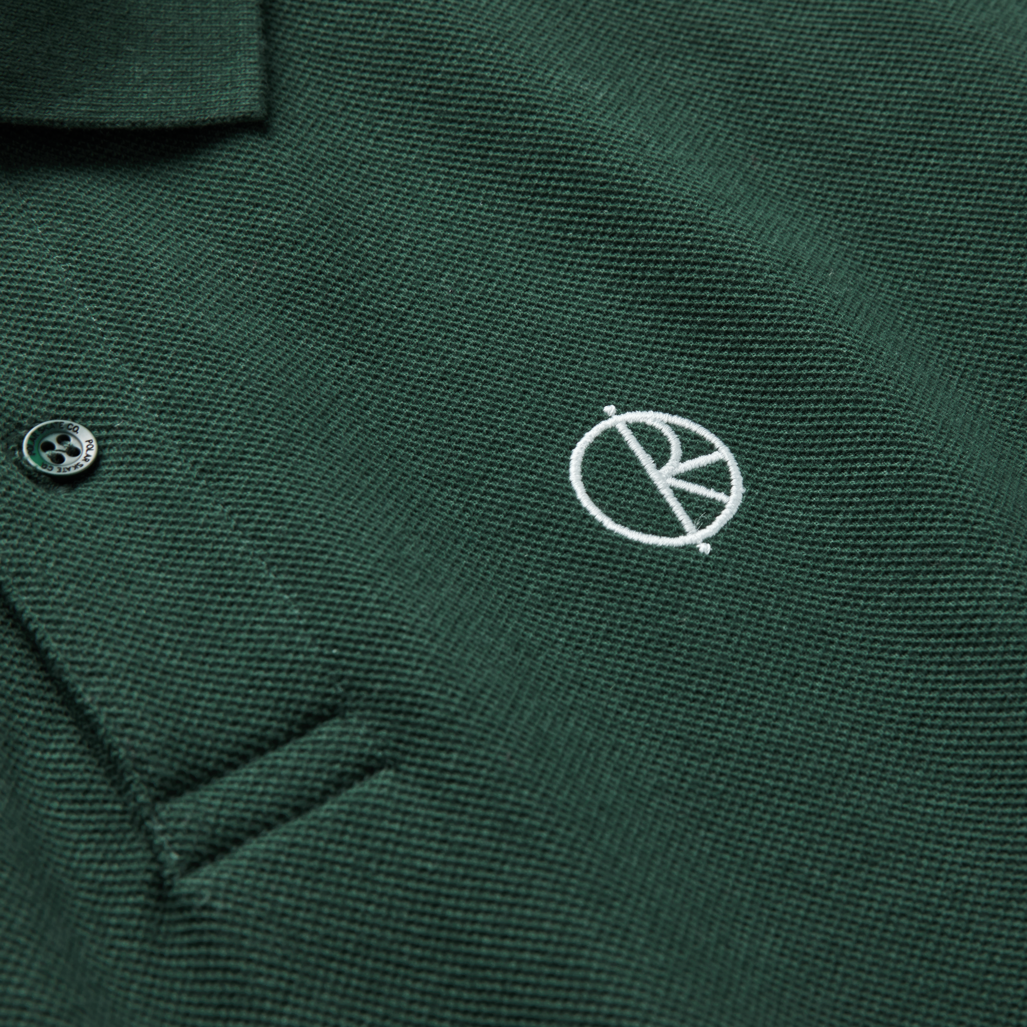 POLAR - Polo Longsleeve "Dark Green"