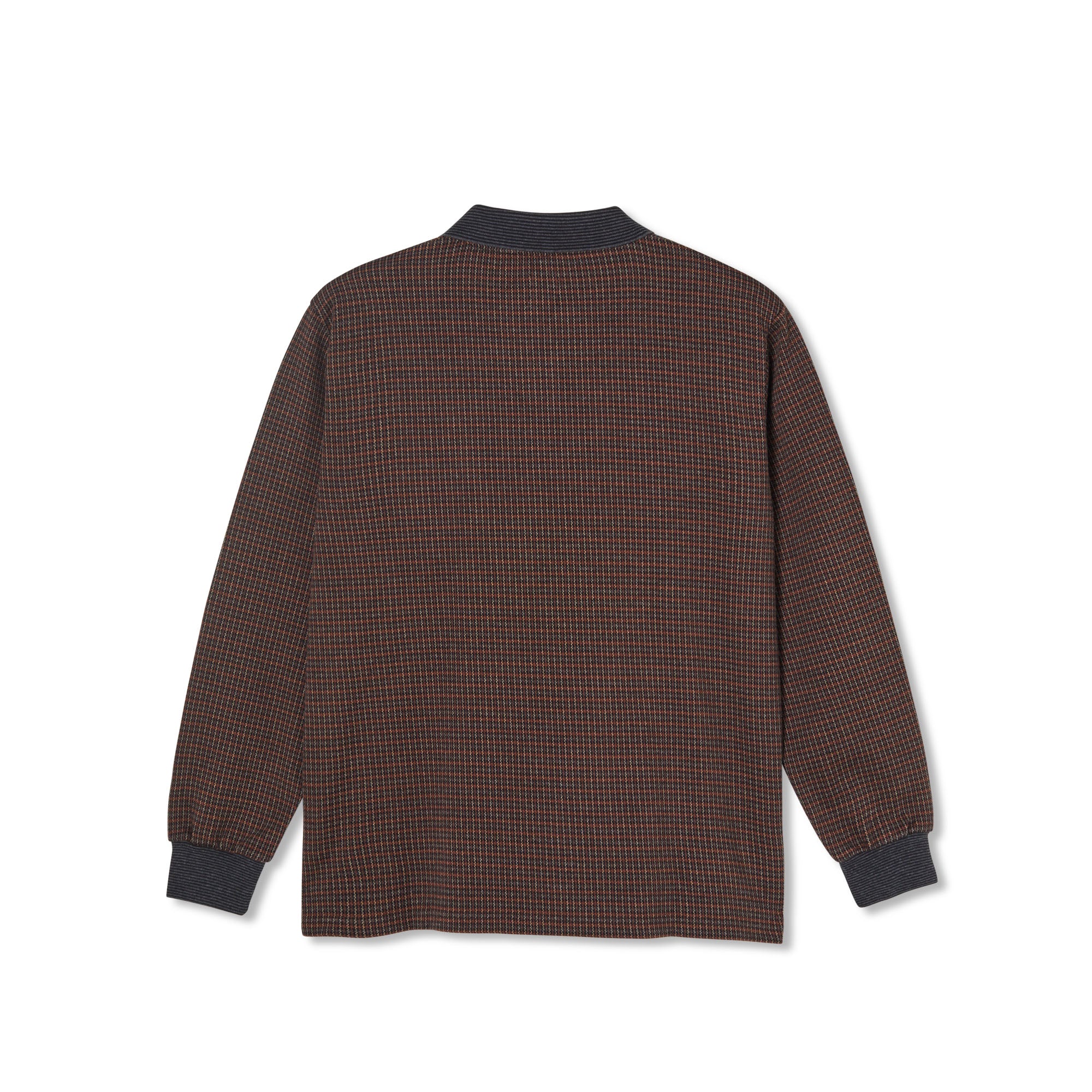 POLAR - Jacques Polo Longsleeve Shirt "Grey Brown"