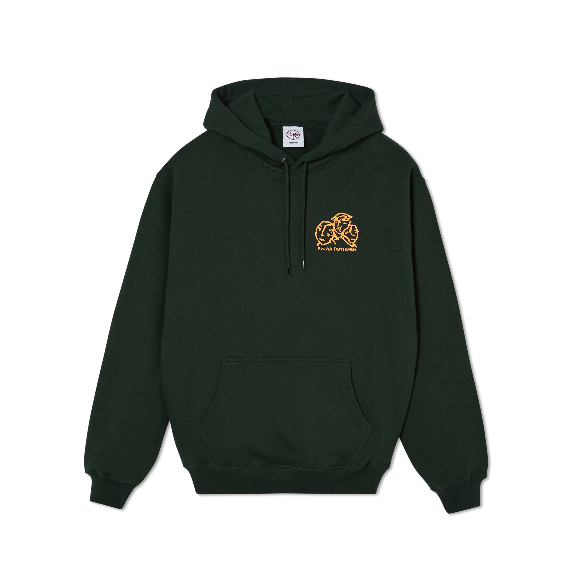 POLAR - Lunch Doodle Hoodie "Dark Green"