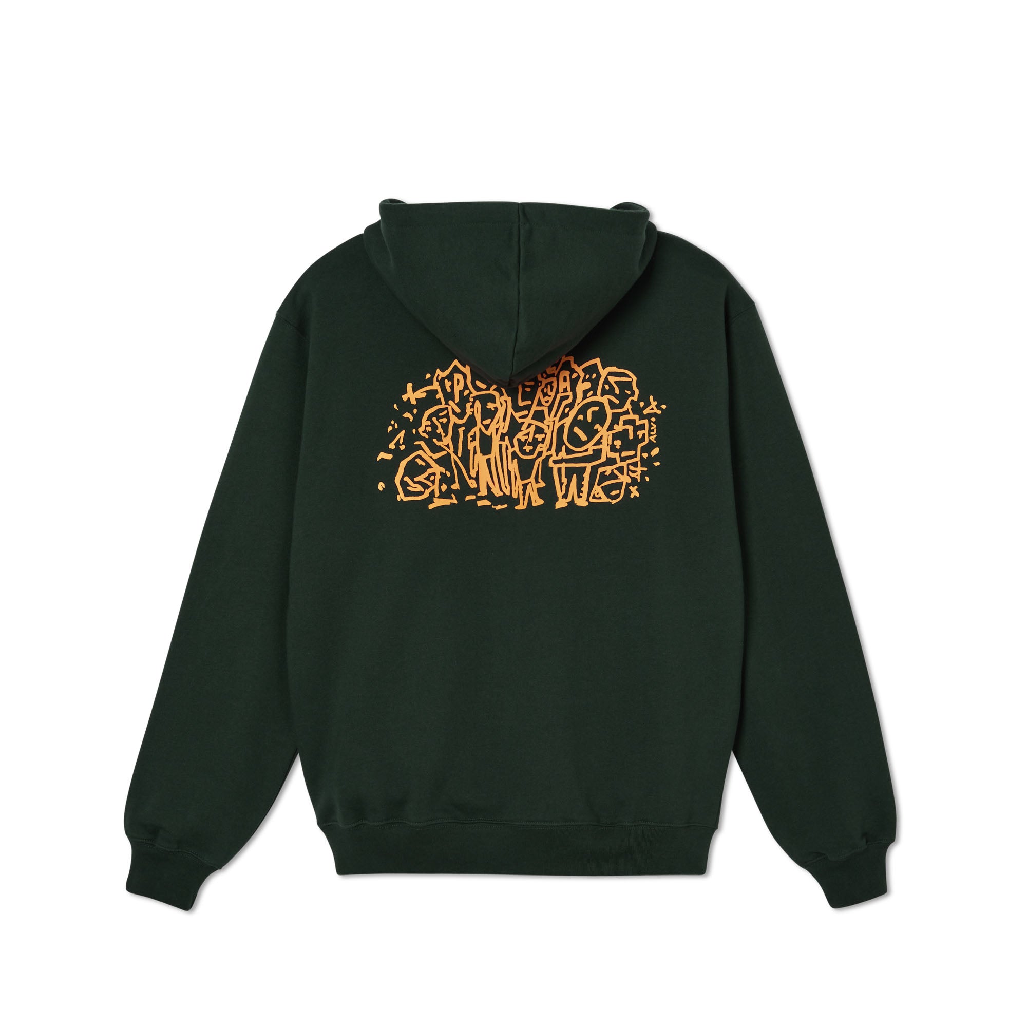 POLAR - Lunch Doodle Hoodie "Dark Green"