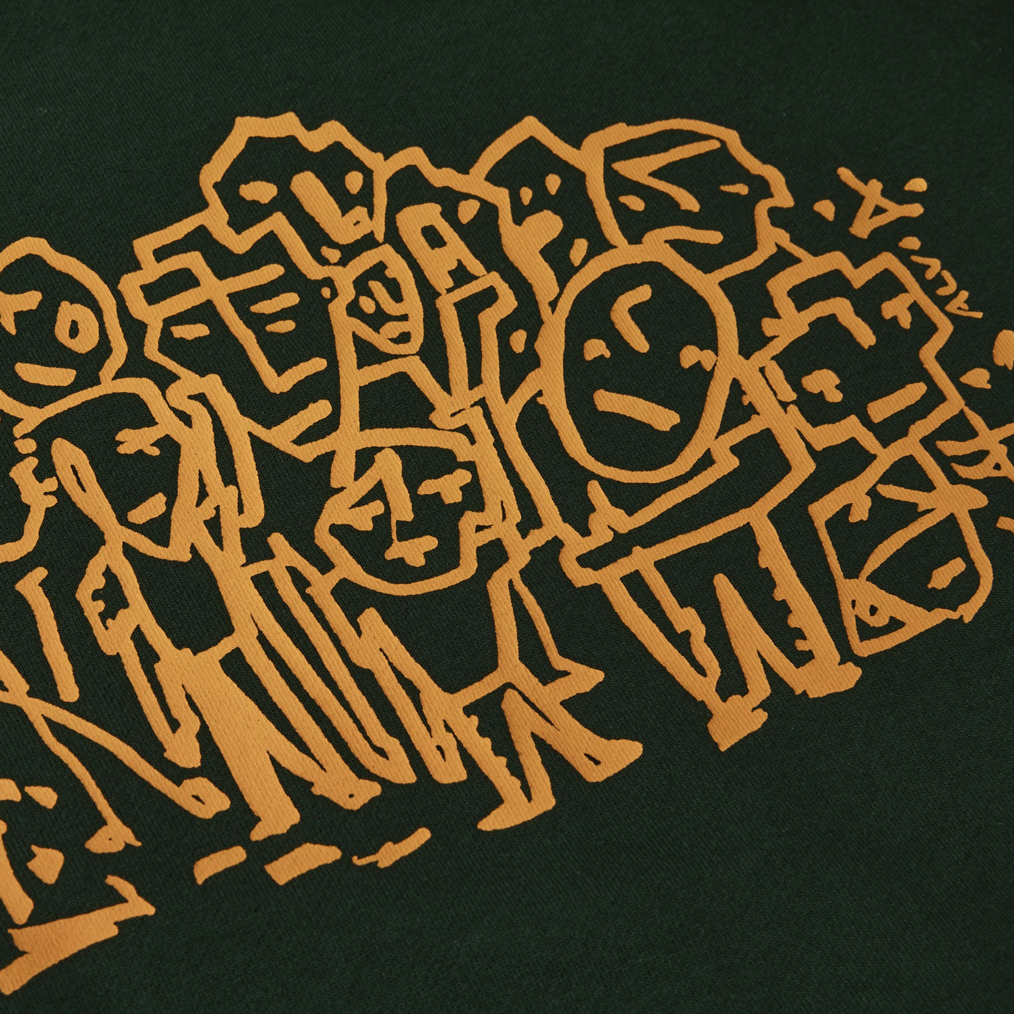 POLAR - Lunch Doodle Hoodie "Dark Green"