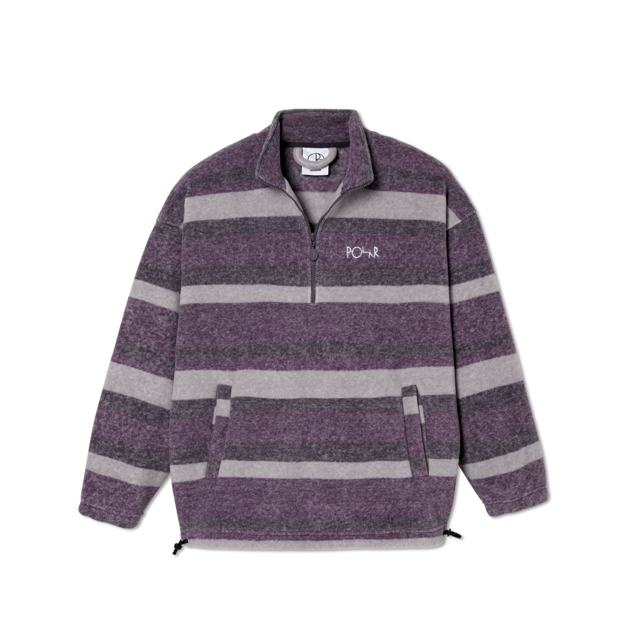 POLAR - Stripe Fleece Pullover "Light Purple"