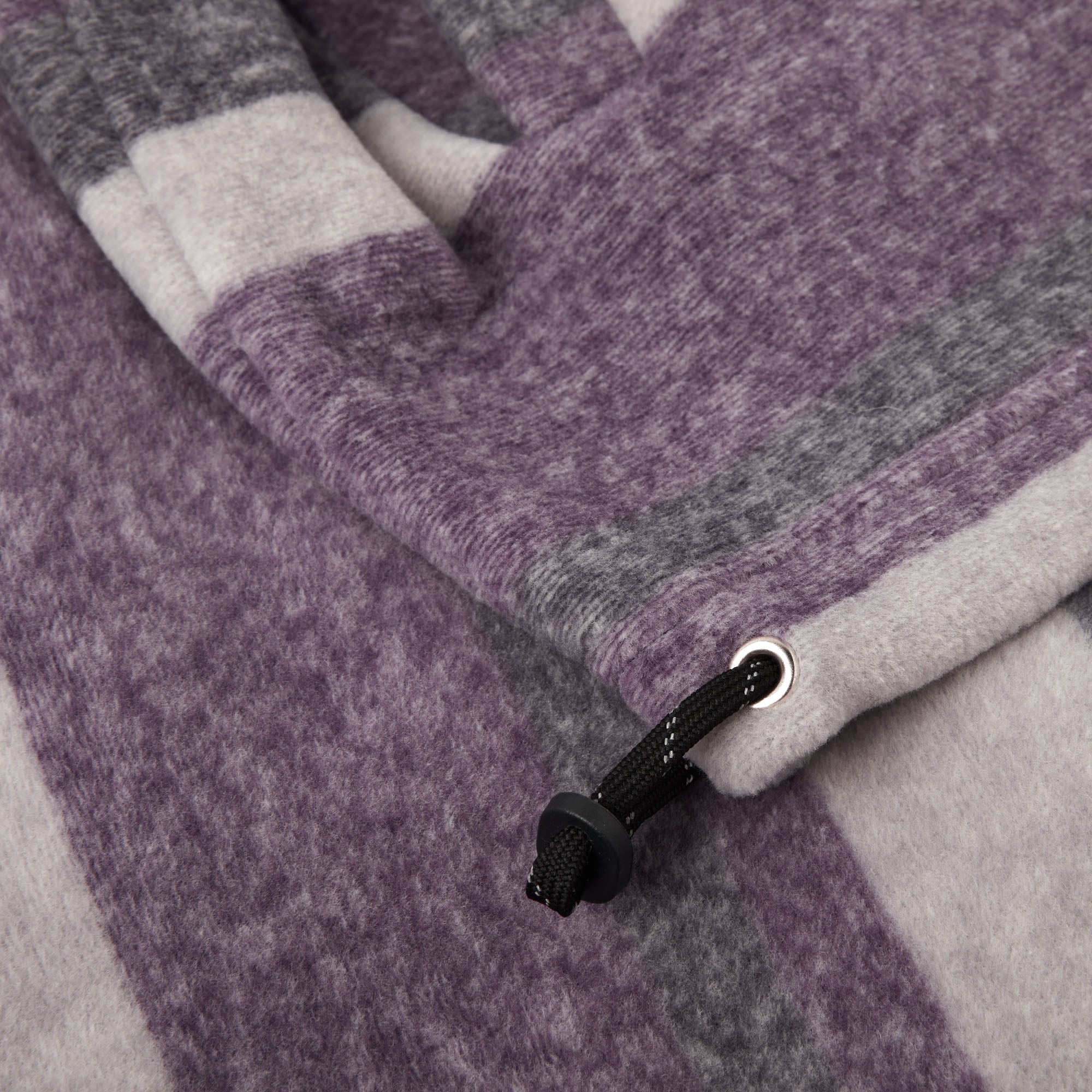 POLAR - Stripe Fleece Pullover "Light Purple"