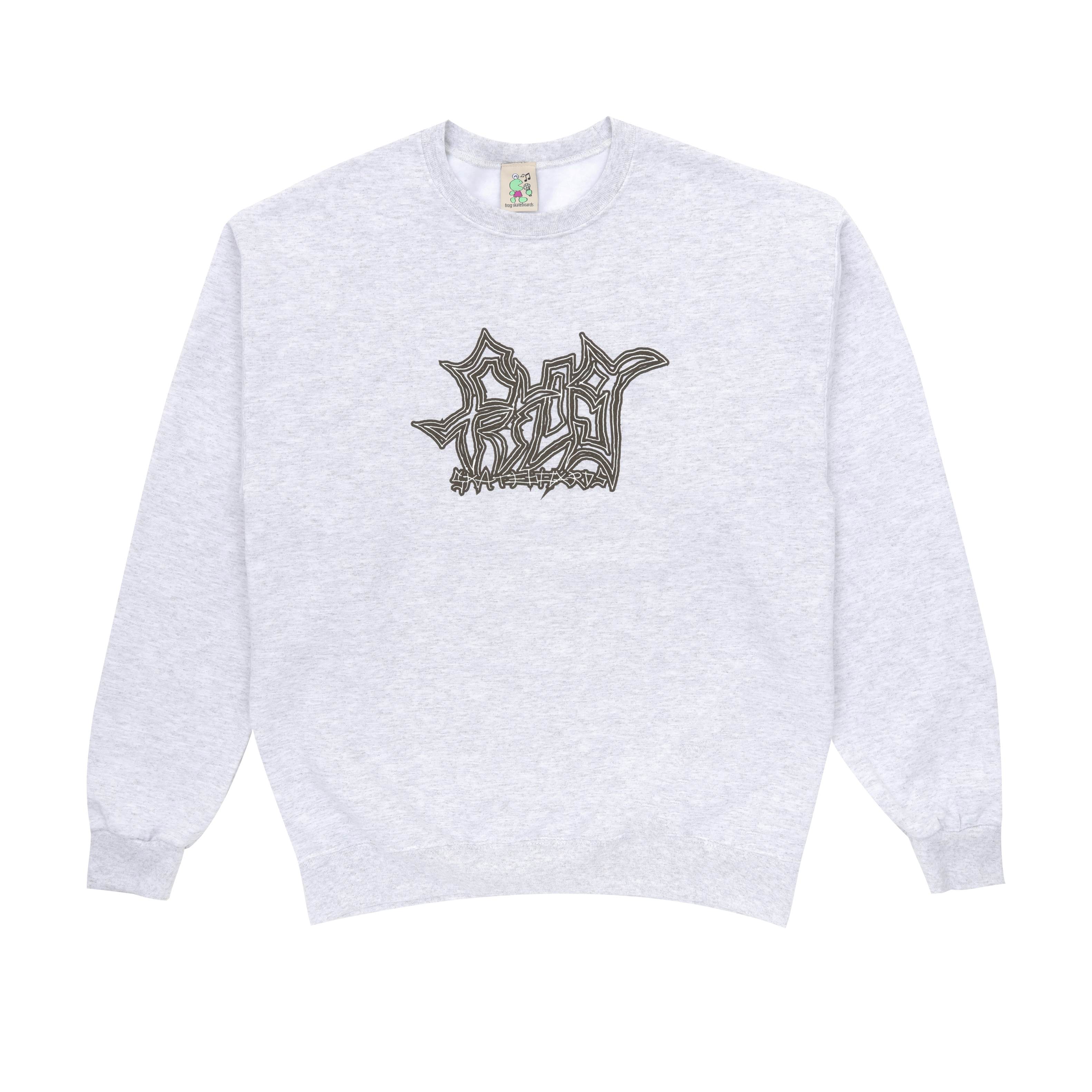 FROG SKATEBOARDS - Screw Crewneck "Ash"