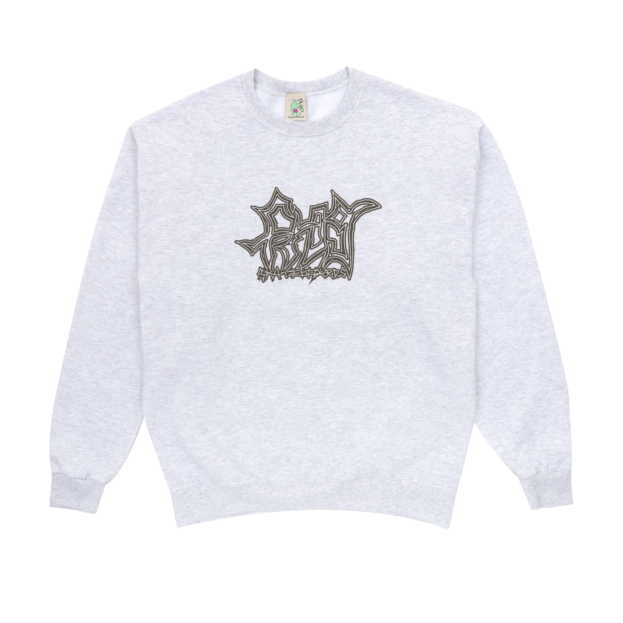FROG SKATEBOARDS - Screw Crewneck "Ash"