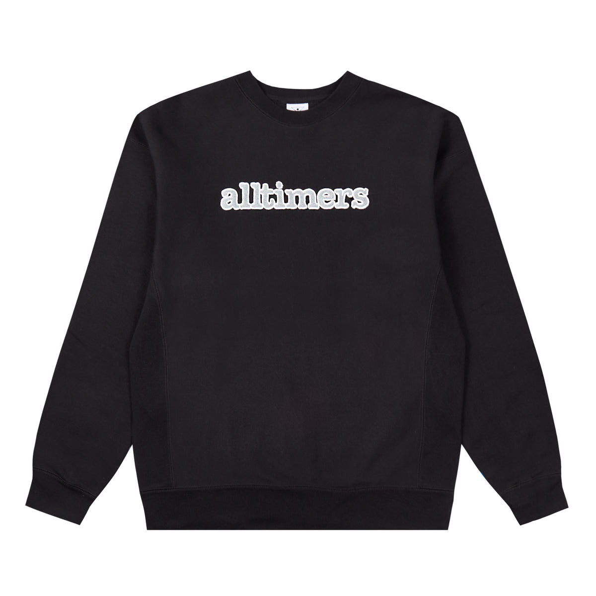 ALLTIMERS - Stamped Embroidered Heavyweight Crew "Black"